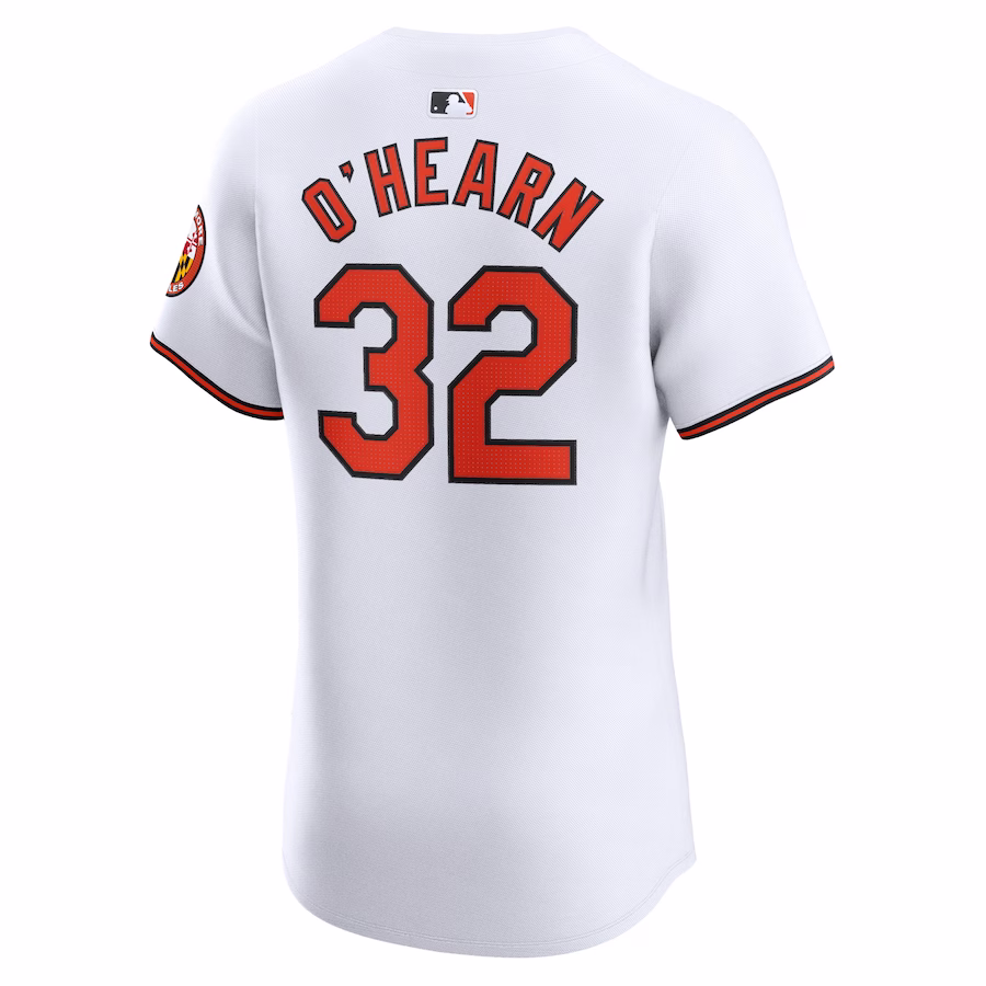 Men's Baltimore Orioles Ryan O'Hearn White Home Elite Player Jersey