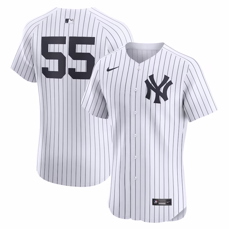 Men's New York Yankees Carlos Rodon White Home Elite Player Jersey