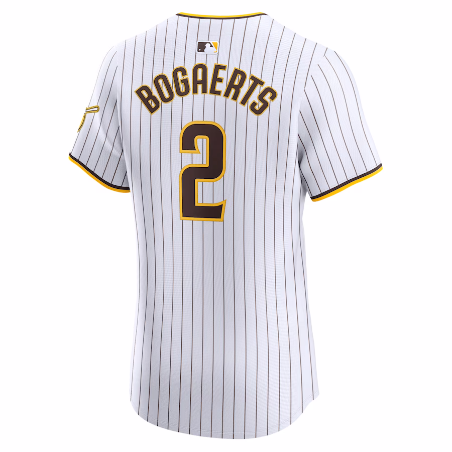 Men's San Diego Padres Xander Bogaerts White Home Elite Jersey