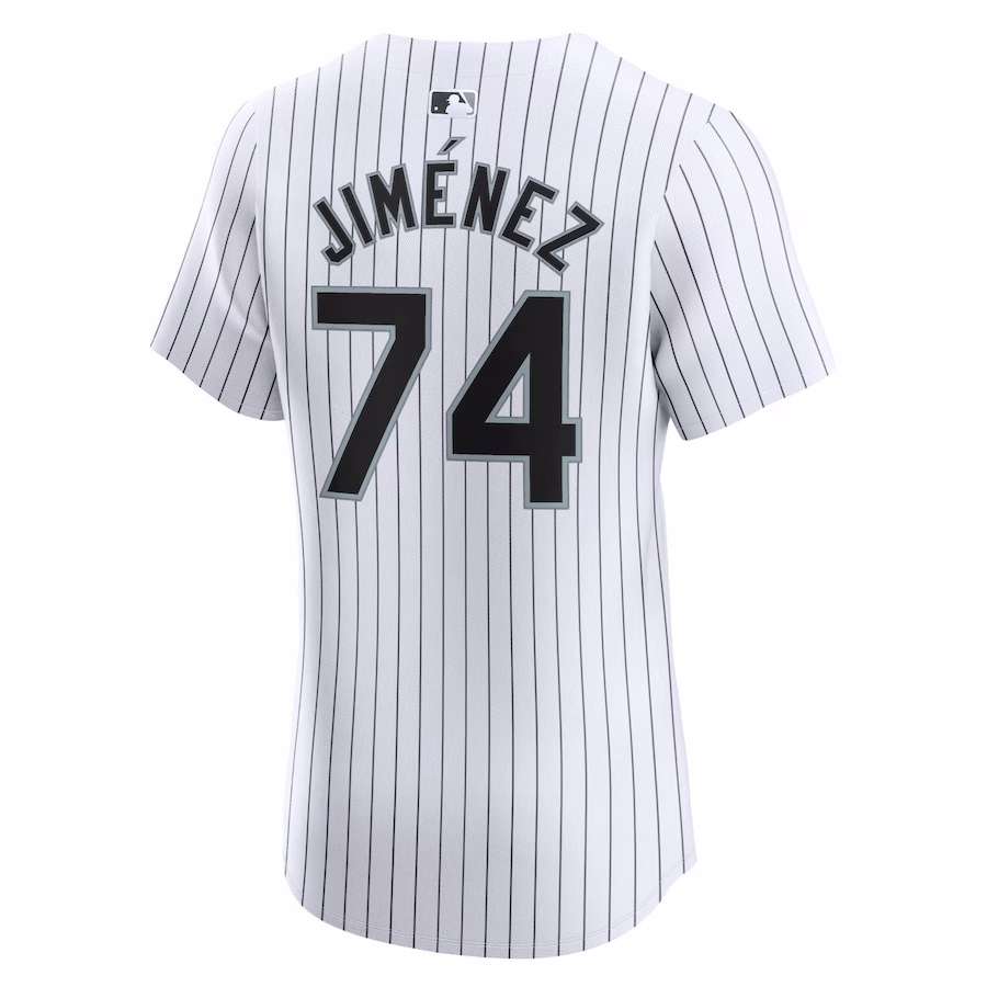 Men's Chicago White Sox Eloy Jimenez White Home Elite Player Jersey