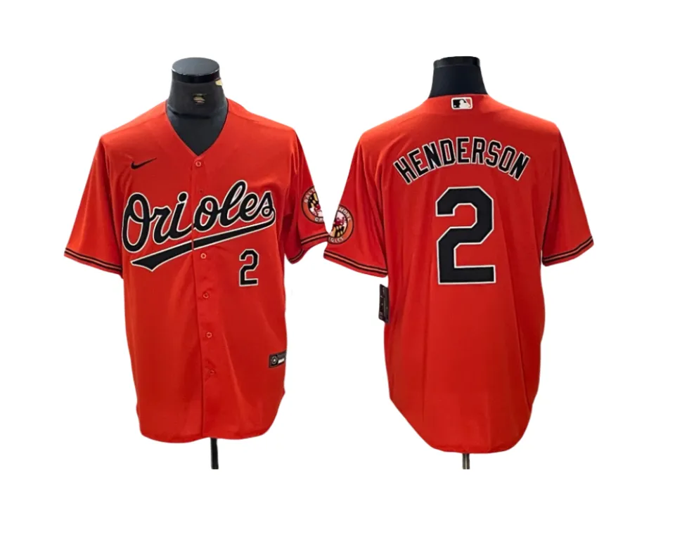 Men's Baltimore Orioles Gunnar Henderson Orange Jersey