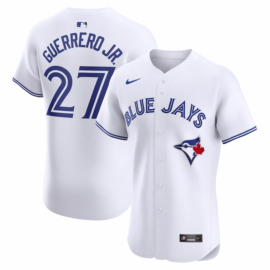 Men's Toronto Blue Jays Vladimir Guerrero Jr. White Home Elite Player Jersey