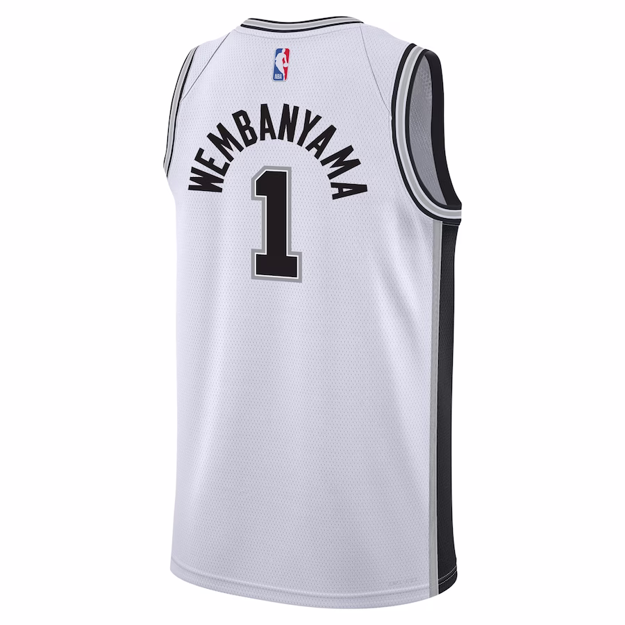 San Antonio Spurs Victor Wembanyama White Swingman Jersey