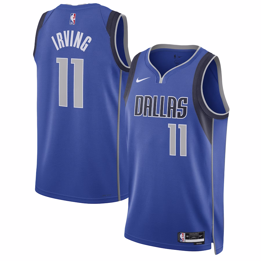 Dallas Mavericks Kyrie Irving Blue Swingman Jersey - Icon Edition