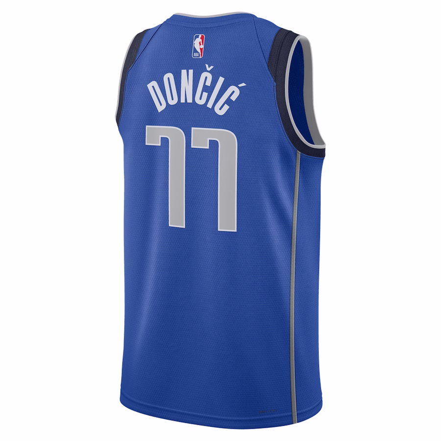 Dallas Mavericks Luka Dončić Nike Blue Swingman Jersey - Icon Edition