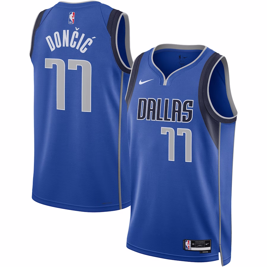 Dallas Mavericks Luka Dončić Nike Blue Swingman Jersey - Icon Edition