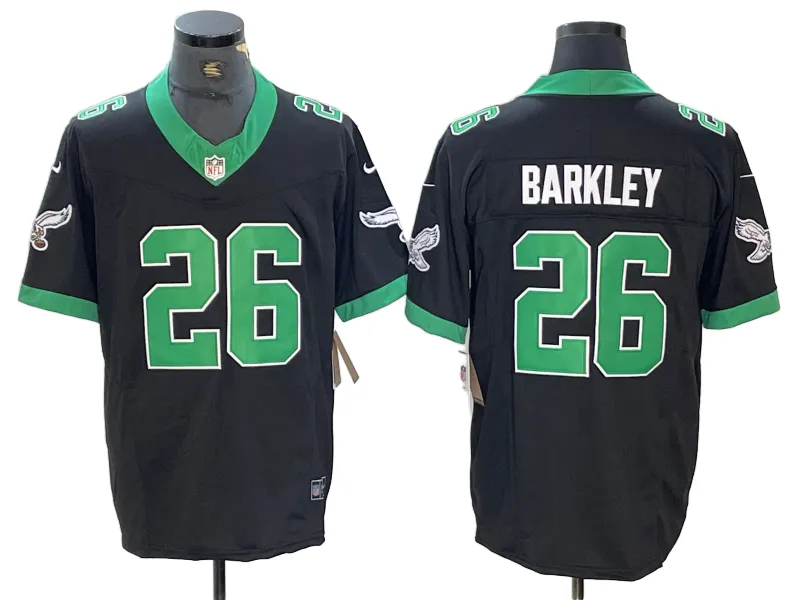 Men's Philadelphia Eagles Saquon Barkley Black Vapor F.U.S.E Limited Jersey