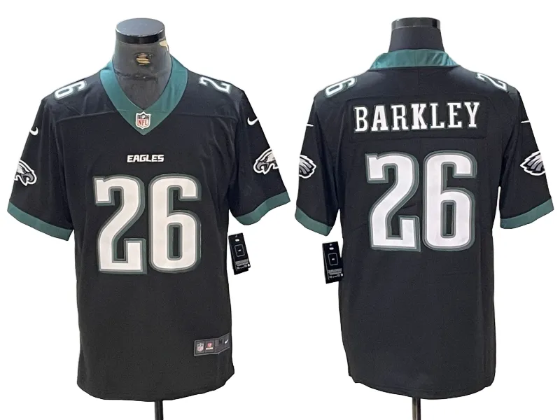 Men's Philadelphia Eagles Saquon Barkley Black Vapor Limited Jersey