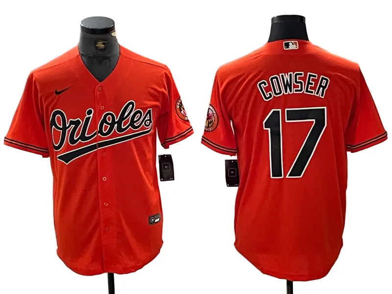 Men's Baltimore Orioles Colton Cowser Orange Limited Player Jersey