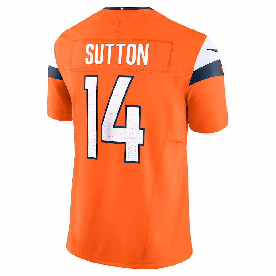 Men's Denver Broncos Courtland Sutton Nike Orange Vapor F.U.S.E. Limited Jersey