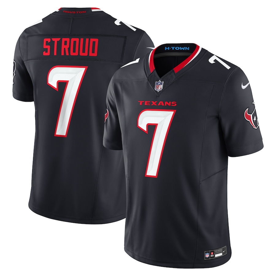 Men's Houston Texans C.J. Stroud Navy Vapor F.U.S.E. Limited Jersey