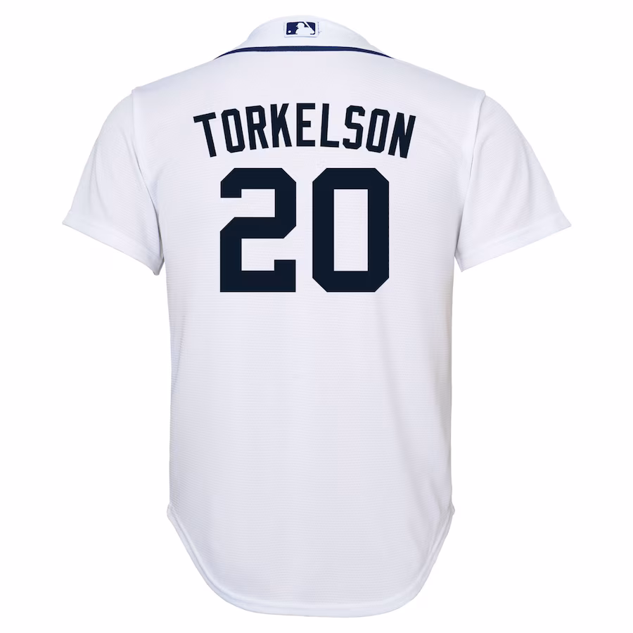 Youth Detroit Tigers Spencer Torkelson Nike White Home Replica Player Jersey