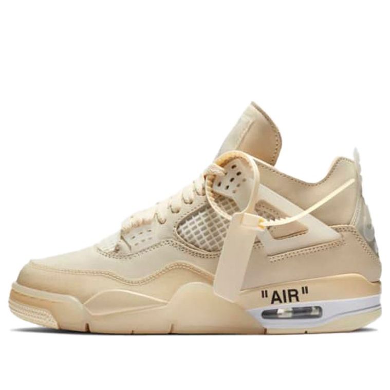 (WMNS) Off-White x Air Jordan 4 SP 'Sail' CV9388-100