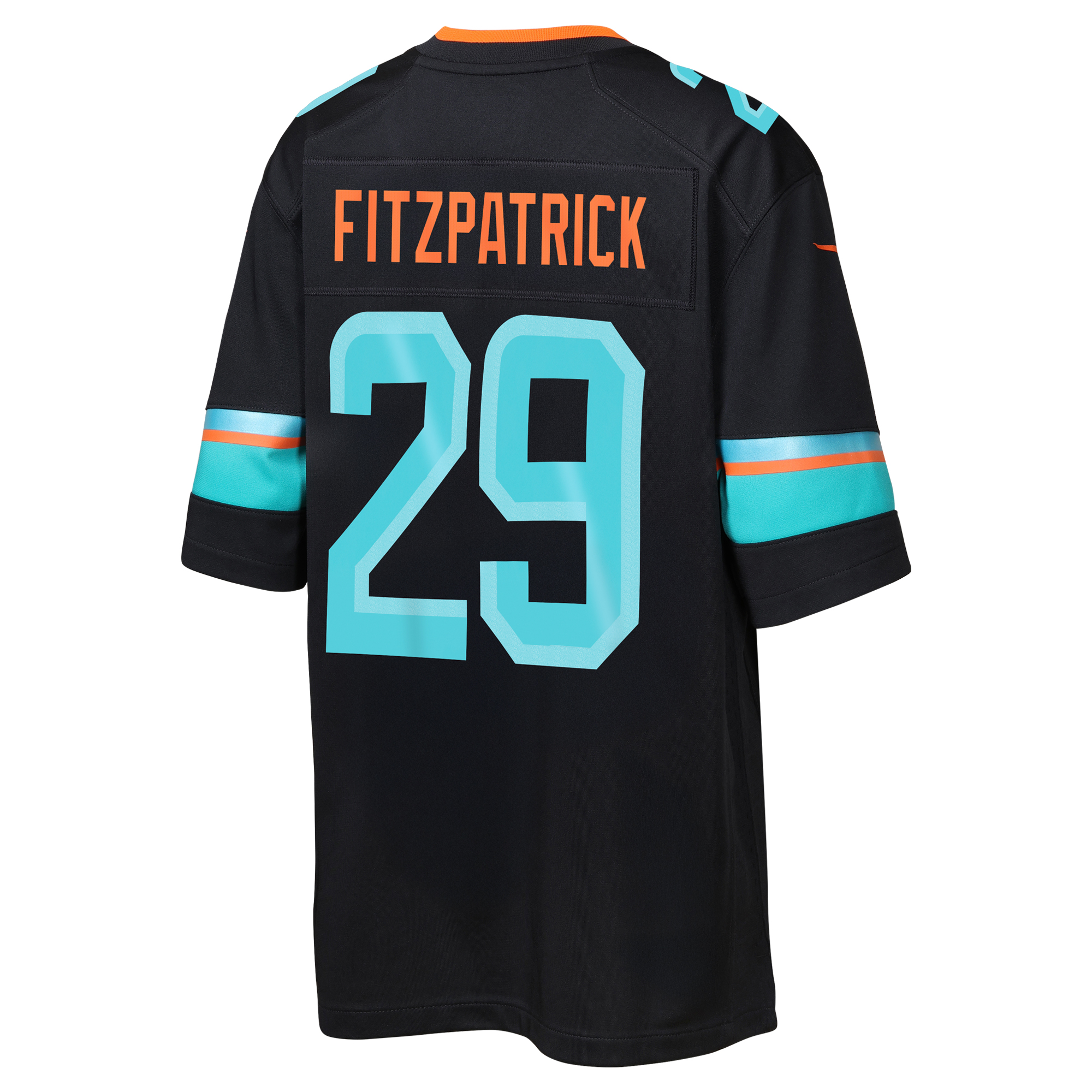 Youth Miami Dolphins Minkah Fitzpatrick Pitch Blue 2025 Rivalries Collection Game Jersey