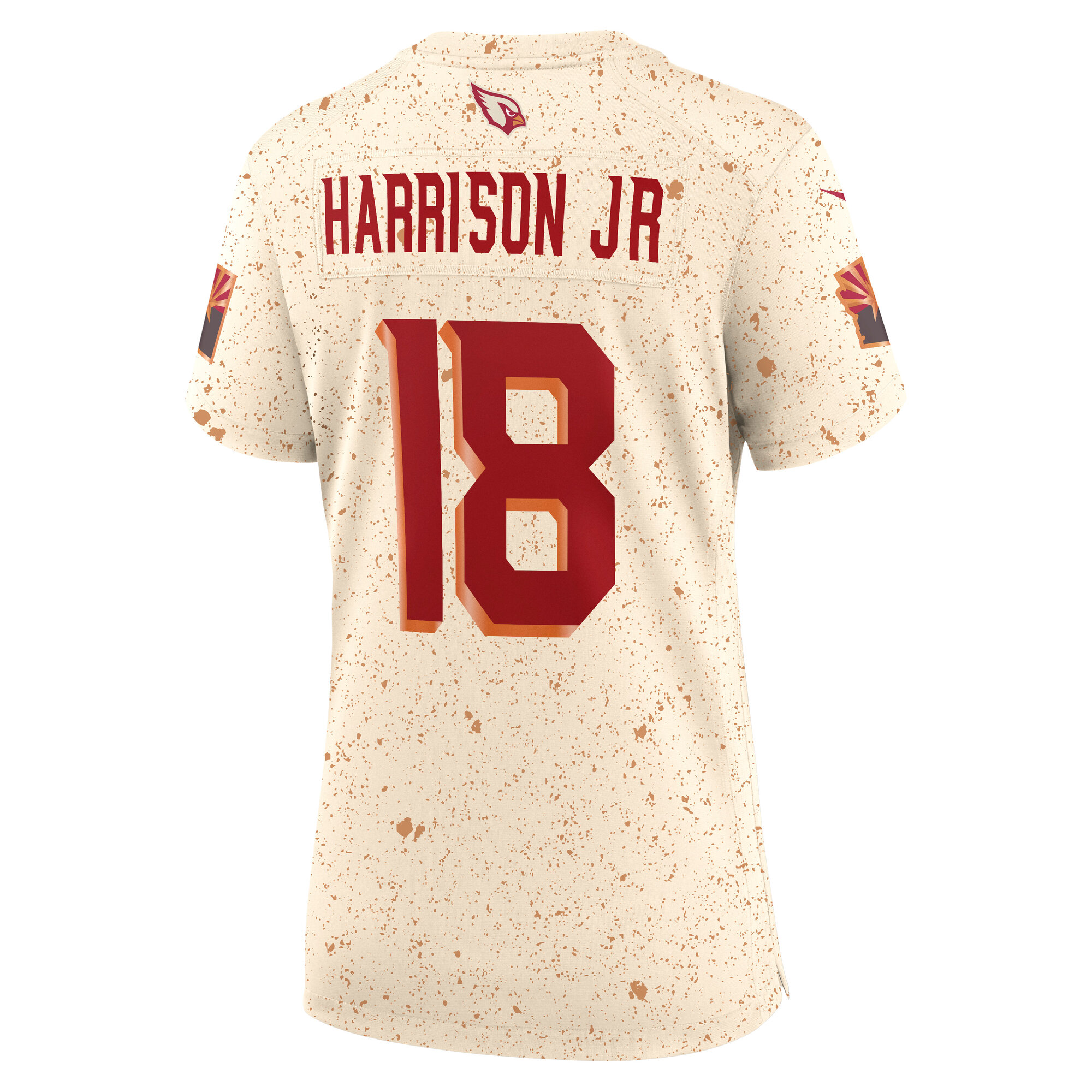 Women's Arizona Cardinals Marvin Harrison Jr. Natural 2025 Rivalries Collection Game Jersey