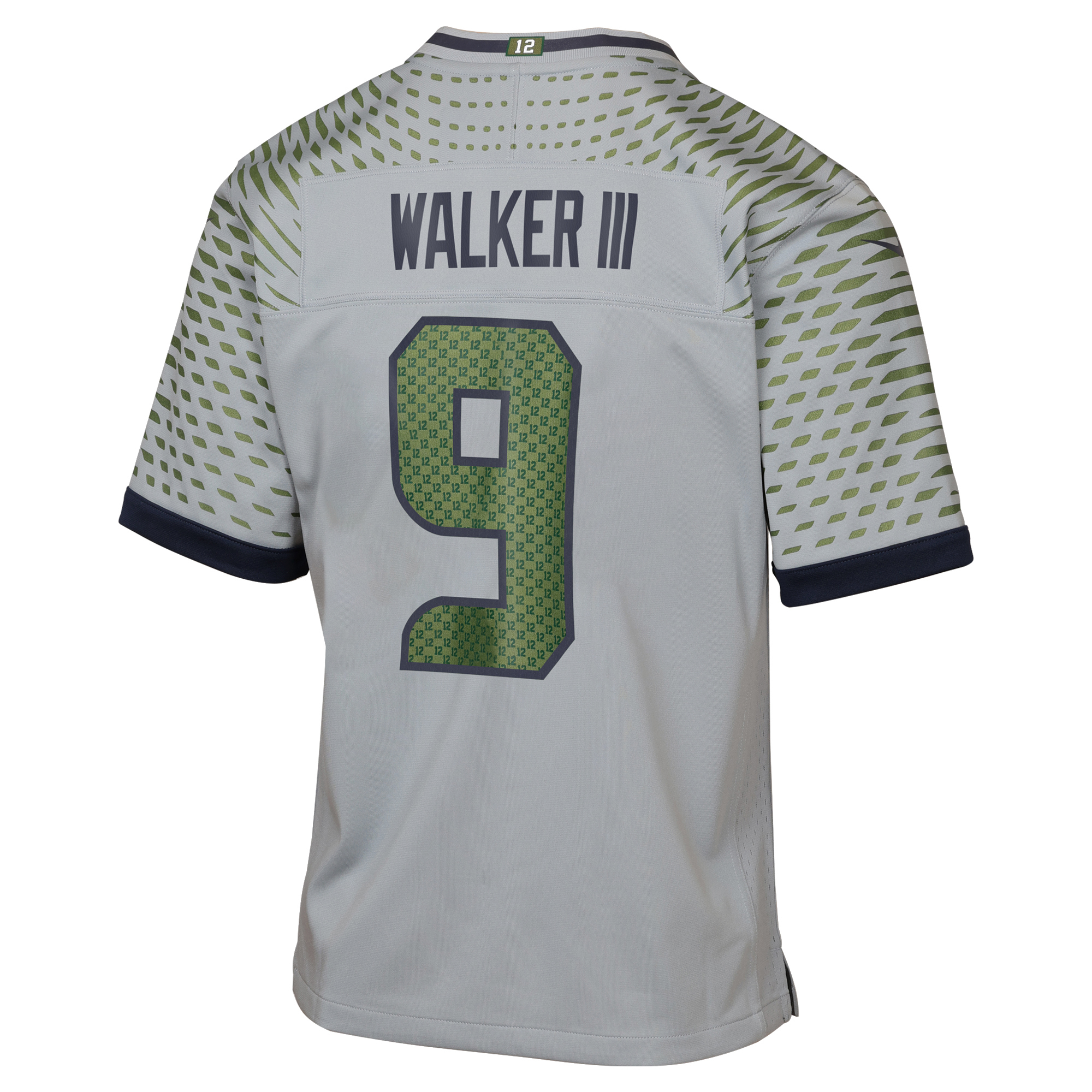Youth Seattle Seahawks Kenneth Walker III Wolf Gray 2025 Rivalries Collection Game Jersey