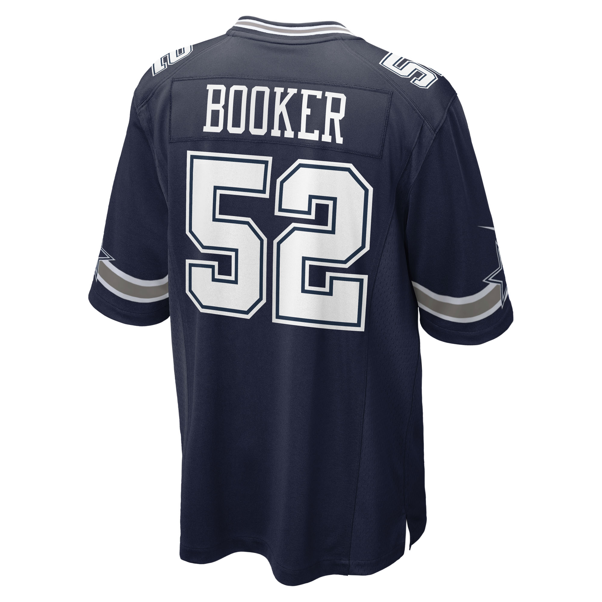 Men's Dallas Cowboys Tyler Booker Navy 2025 NFL Draft First Round Pick Game Jersey
