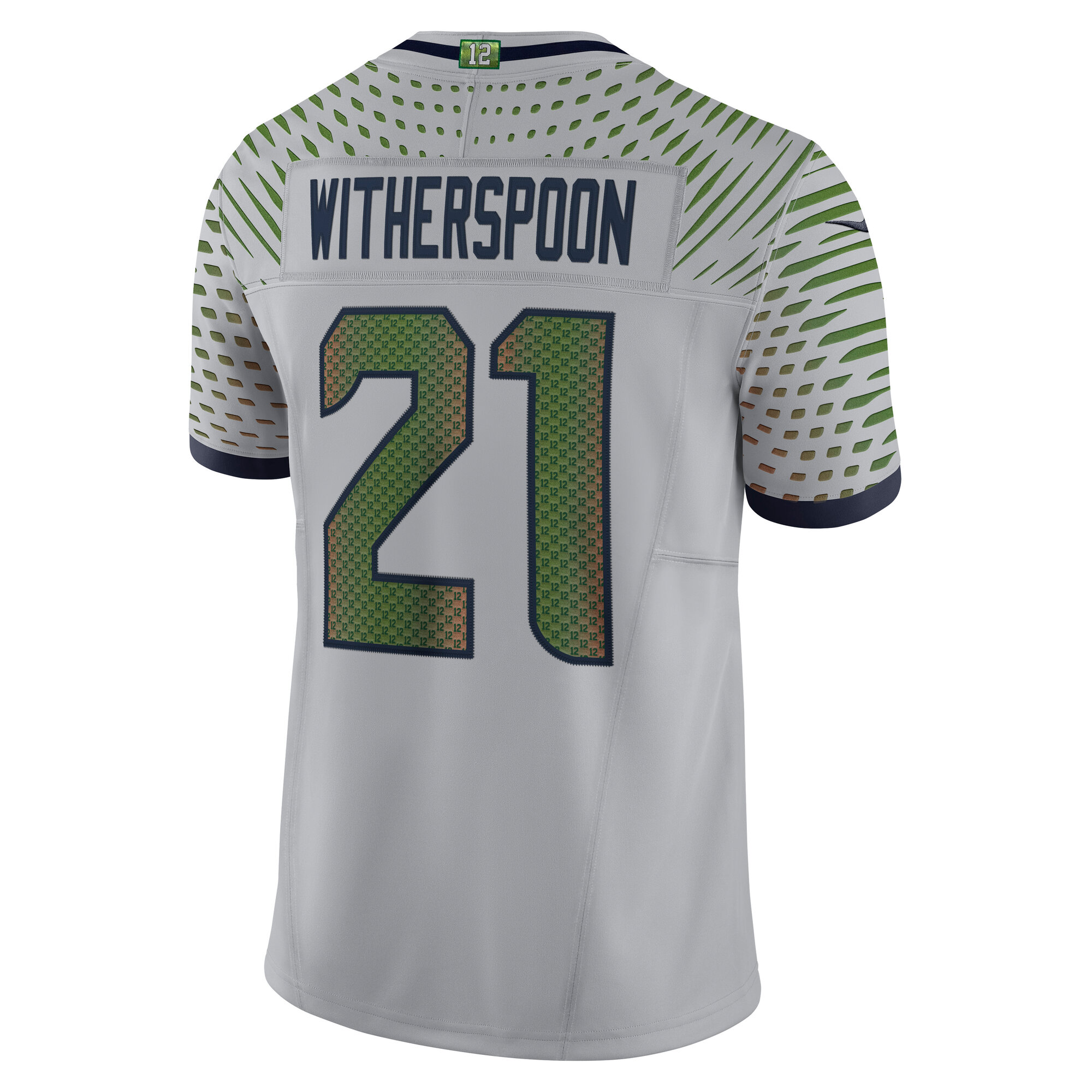 Men's Seattle Seahawks Devon Witherspoon Wolf Gray 2025 Rivalries Collection Limited Jersey
