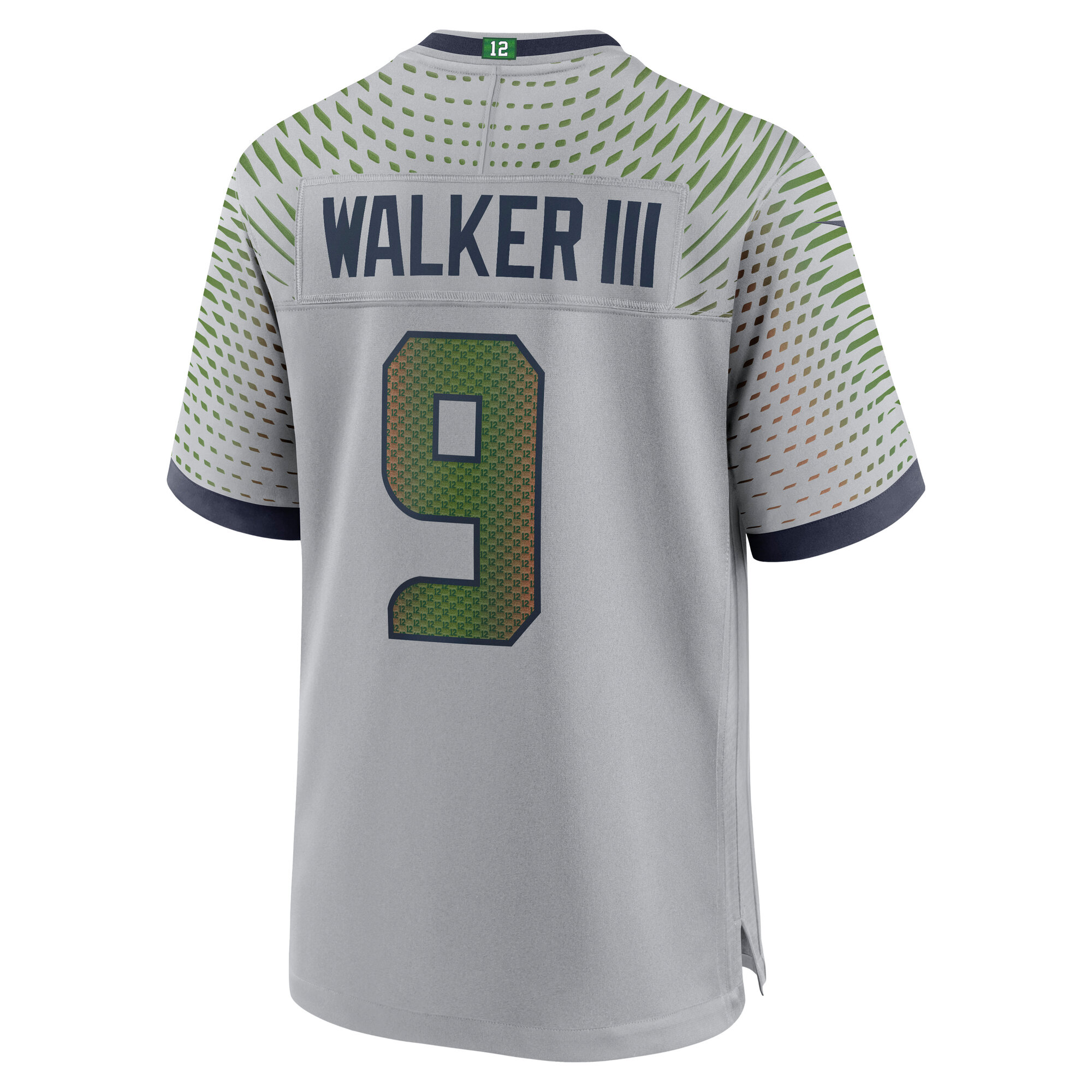 Men's Seattle Seahawks Kenneth Walker III Wolf Gray 2025 Rivalries Collection Game Jersey