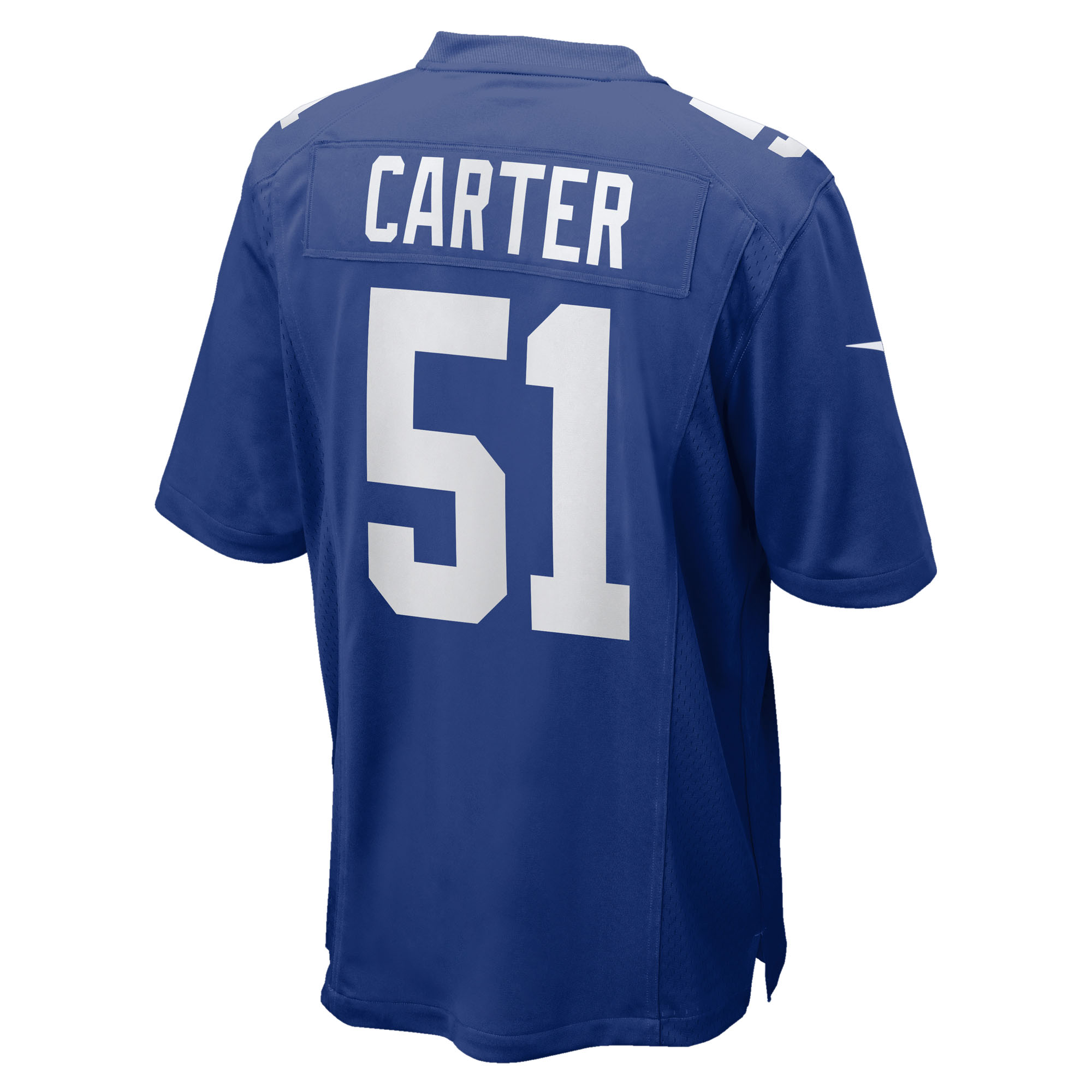 Men's New York Giants Abdul Carter Royal 2025 NFL Draft First Round Pick Game Jersey
