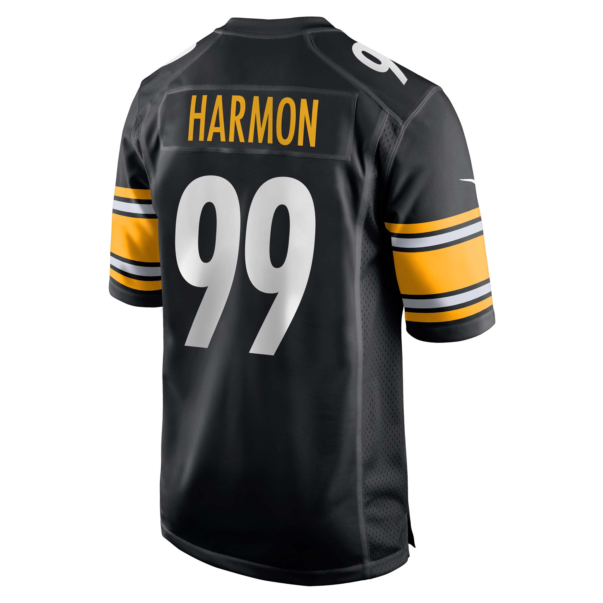 Men's Pittsburgh Steelers Derrick Harmon Black 2025 NFL Draft First Round Pick Game Jersey