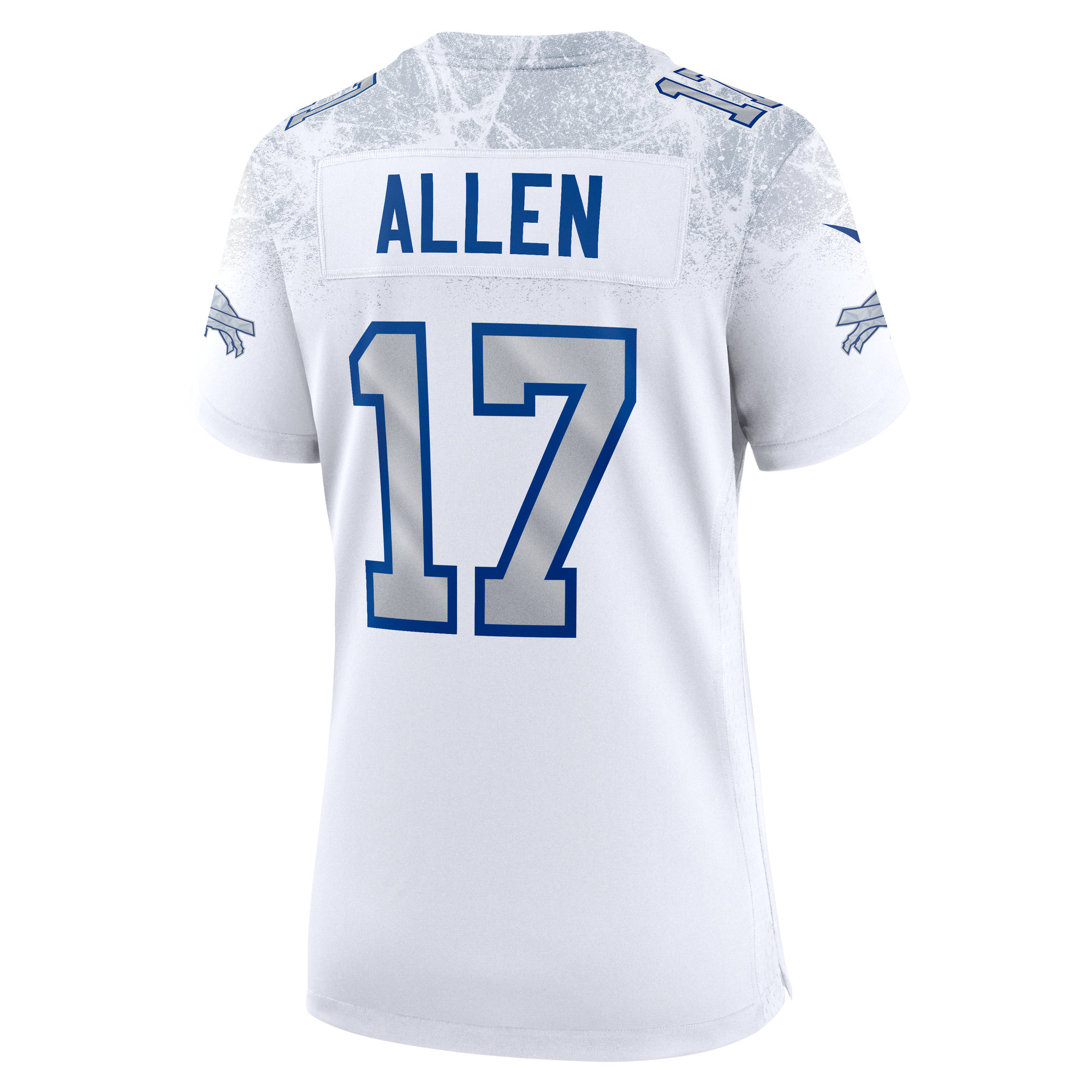 Women's Buffalo Bills Josh Allen White 2025 Rivalries Collection Game Jersey