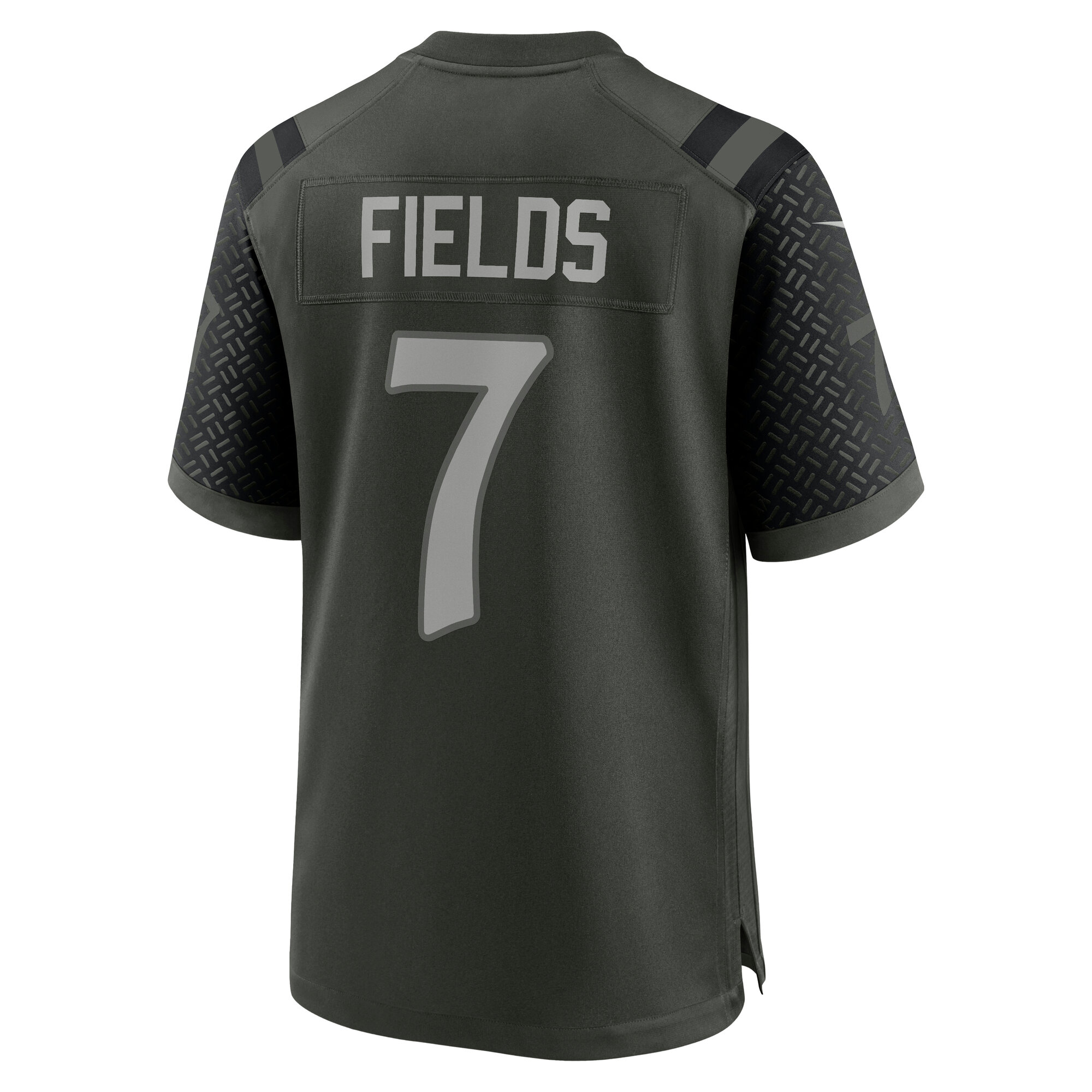 Men's New York Jets Justin Fields Gotham Green 2025 Rivalries Collection Game Jersey