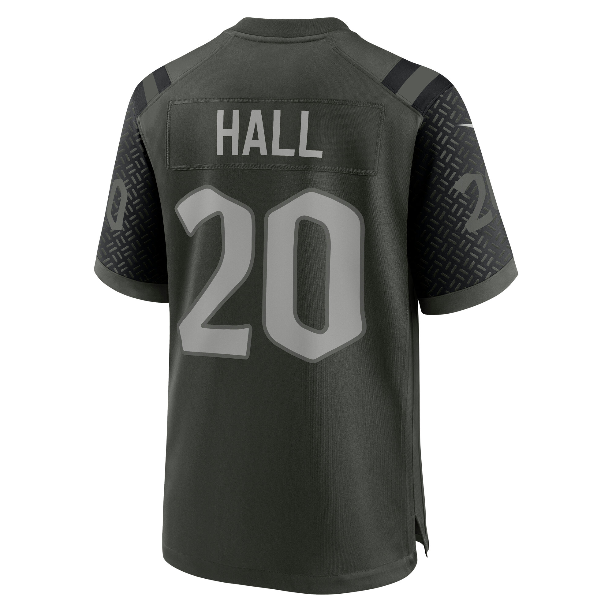 Men's New York Jets Breece Hall Gotham Green 2025 Rivalries Collection Game Jersey