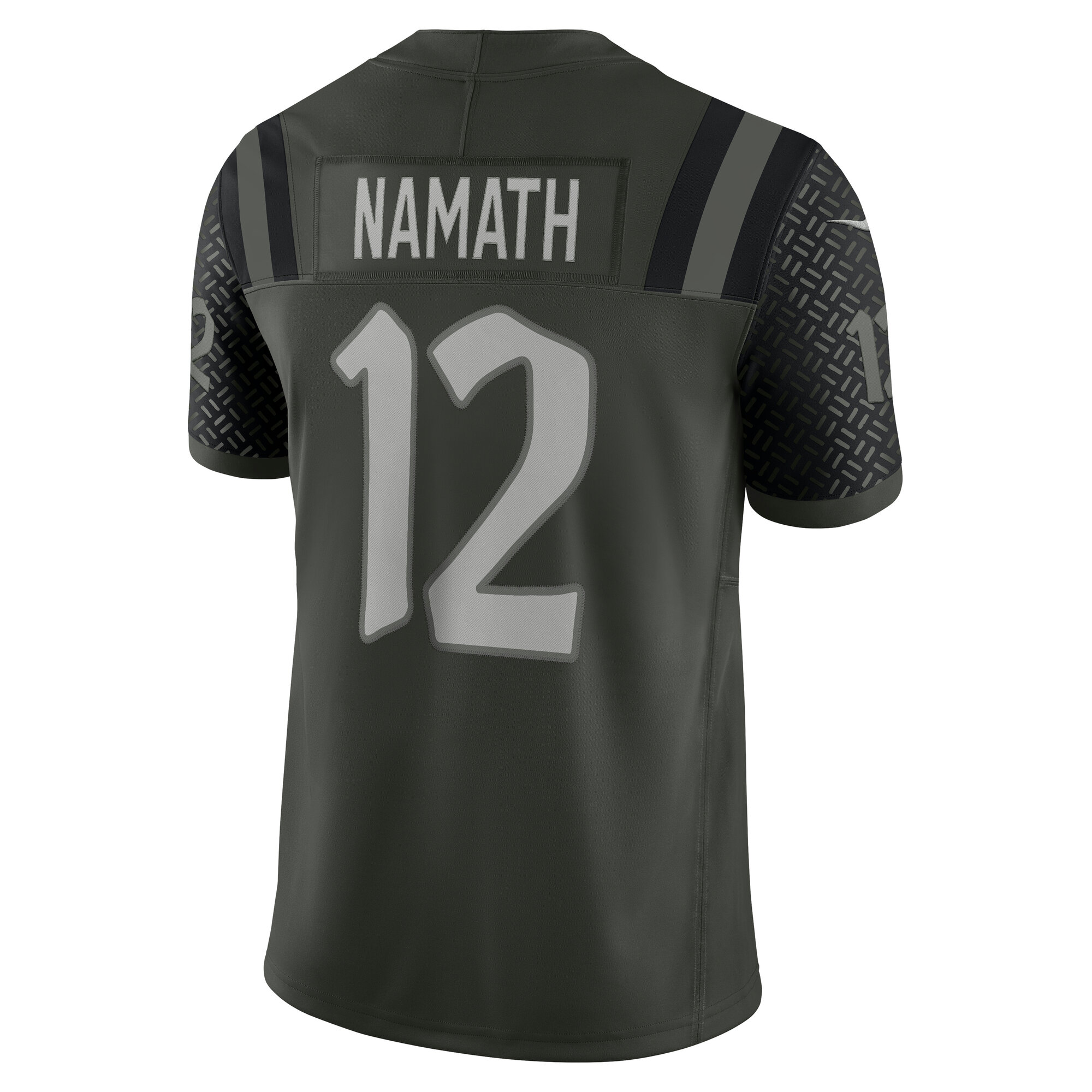 Men's New York Jets Joe Namath Gotham Green 2025 Rivalries Collection Retired Player Limited Jersey