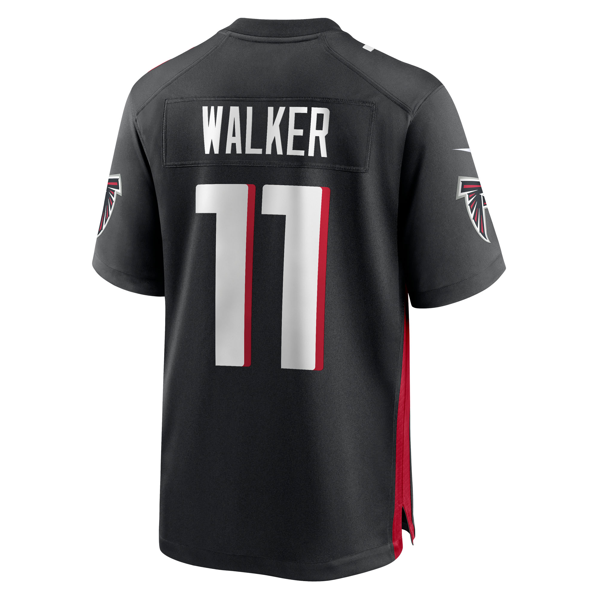 Men's Atlanta Falcons Jalon Walker Black 2025 NFL Draft First Round Pick Game Jersey