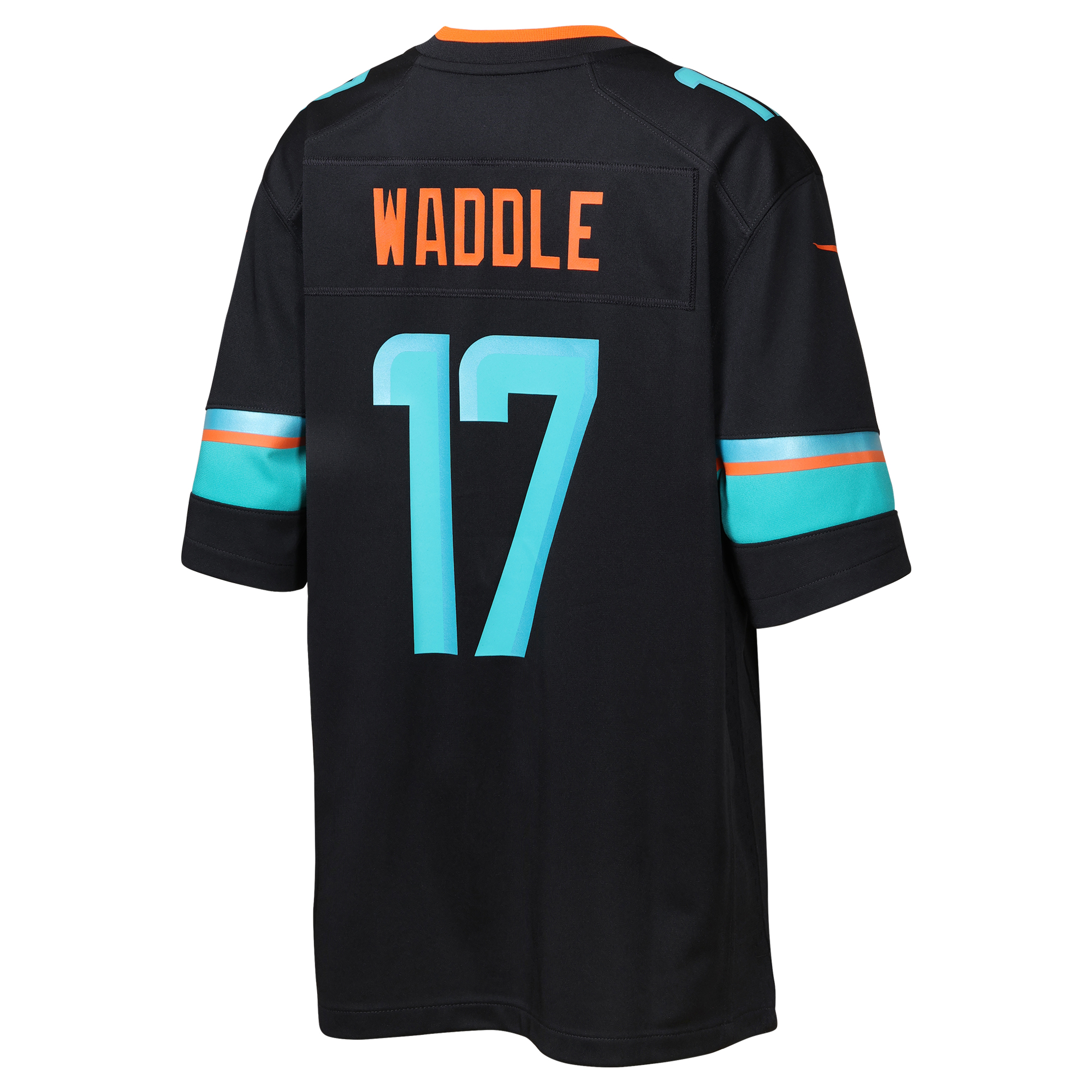 Youth Miami Dolphins Jaylen Waddle Pitch Blue 2025 Rivalries Collection Game Jersey