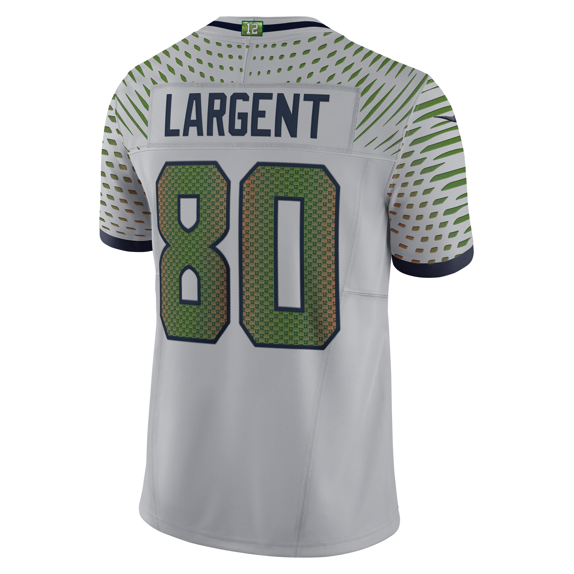 Men's Seattle Seahawks Steve Largent Wolf Gray 2025 Rivalries Collection Retired Player Limited Jersey