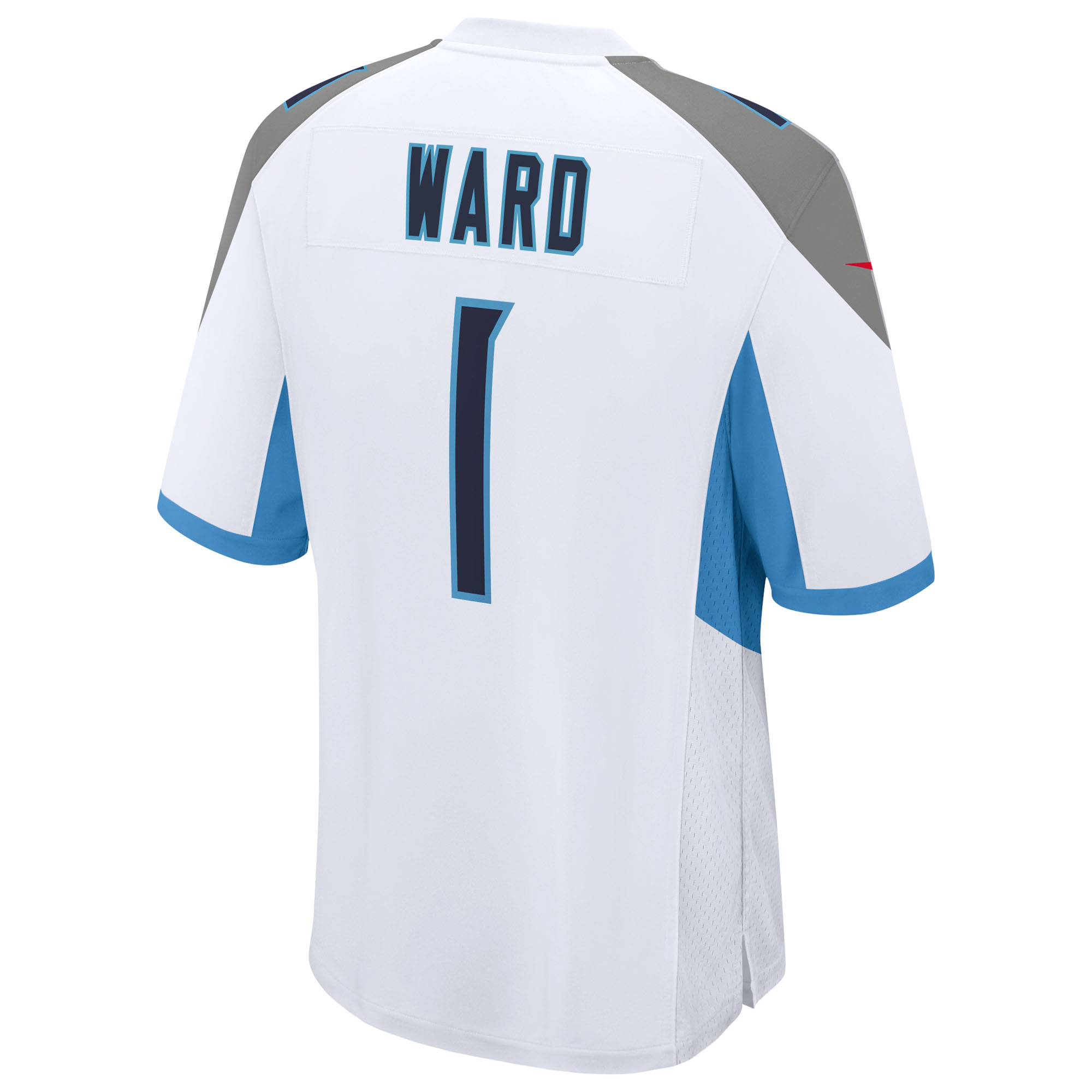 Men's Tennessee Titans Cameron Ward White 2025 NFL Draft First Round Pick Game Jersey