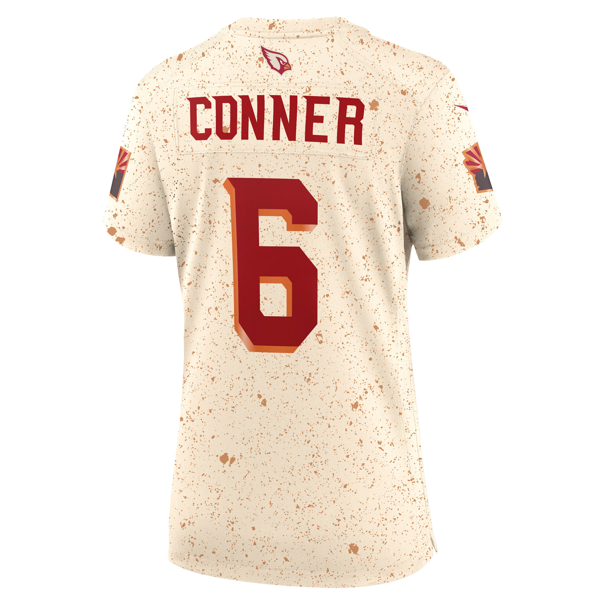 Women's Arizona Cardinals James Conner Natural 2025 Rivalries Collection Game Jersey