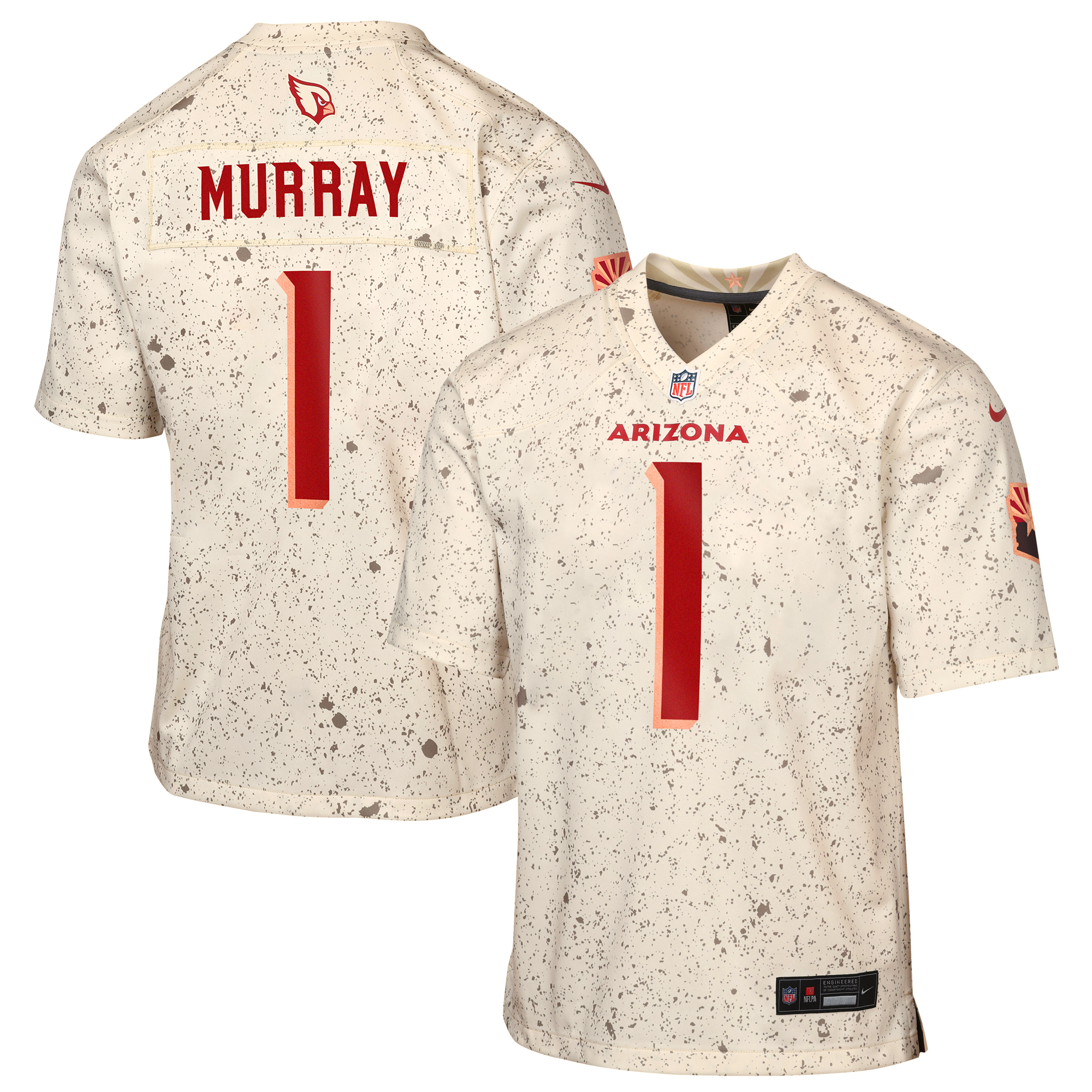 Youth Arizona Cardinals Kyler Murray Natural 2025 Rivalries Collection Game Jersey
