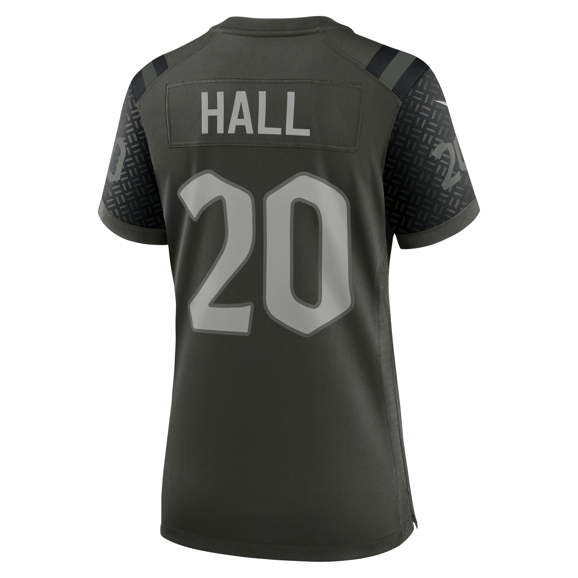 Women's New York Jets Breece Hall Gotham Green 2025 Rivalries Collection Game Jersey