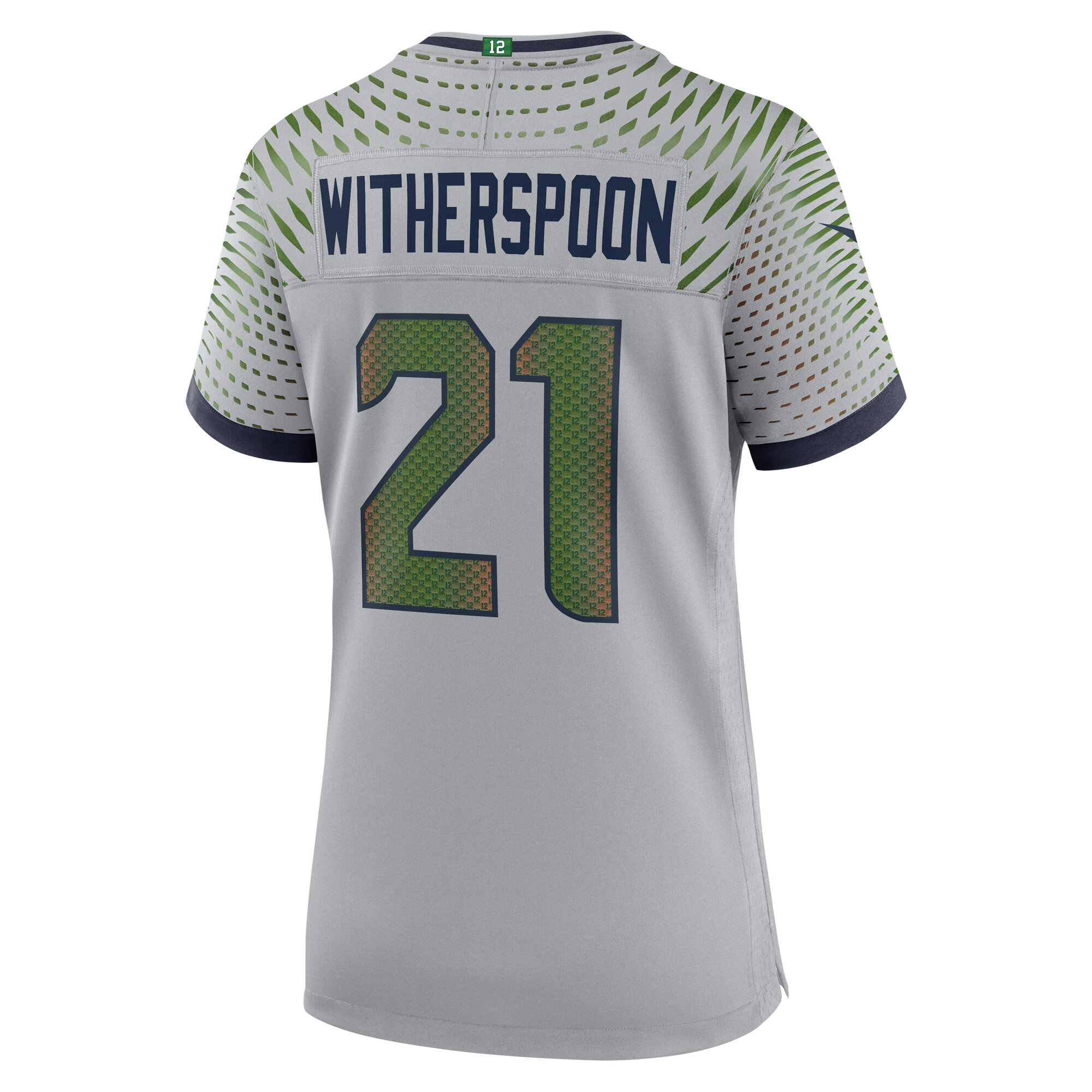 Women's Seattle Seahawks Devon Witherspoon Wolf Gray 2025 Rivalries Collection Game Jersey