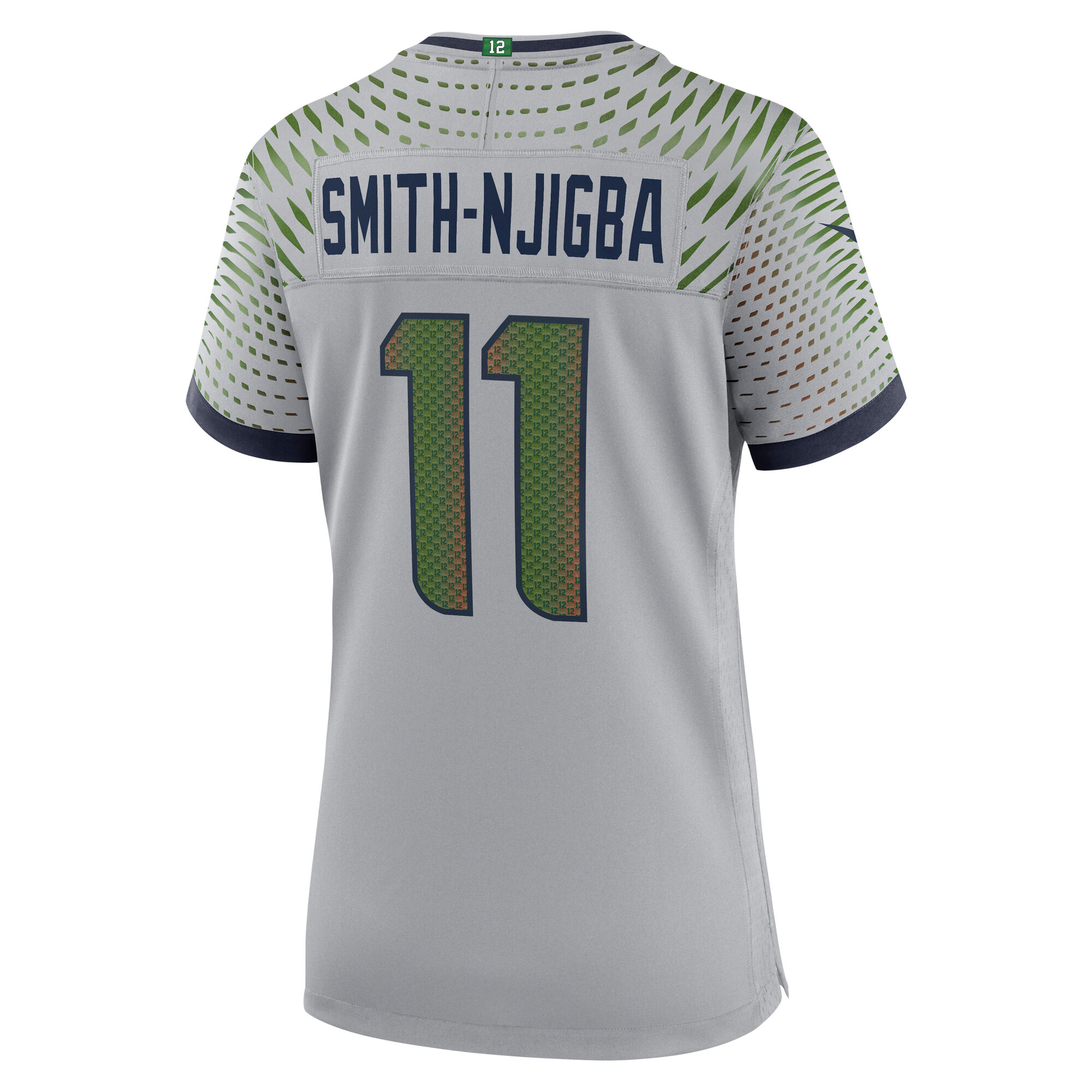 Women's Seattle Seahawks Jaxon Smith-Njigba Wolf Gray 2025 Rivalries Collection Game Jersey