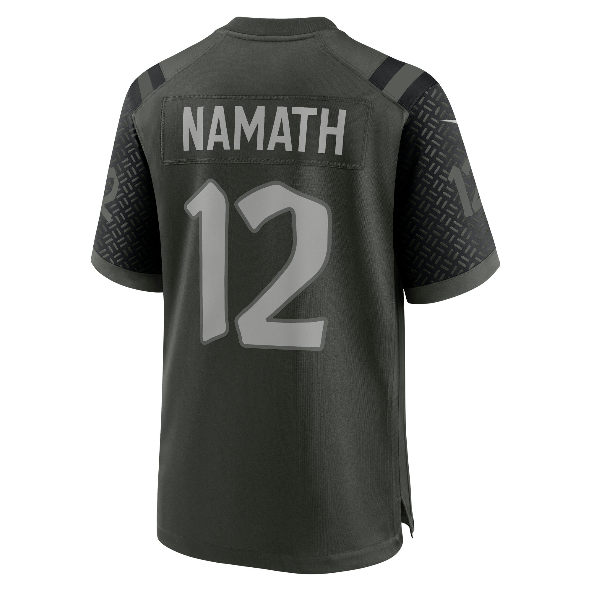 Men's New York Jets Joe Namath Gotham Green 2025 Rivalries Collection Retired Player Game Jersey