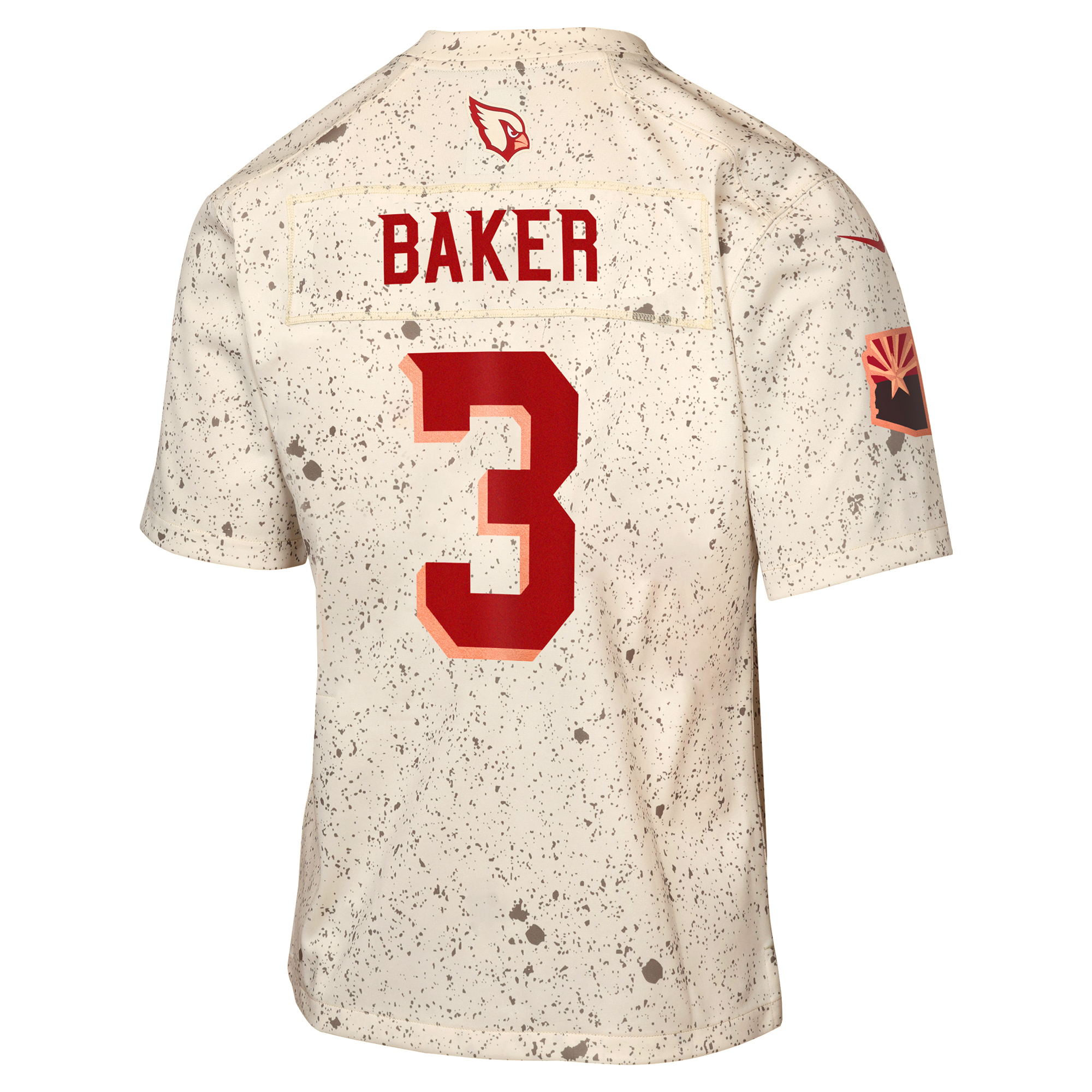 Youth Arizona Cardinals Budda Baker Natural 2025 Rivalries Collection Game Jersey