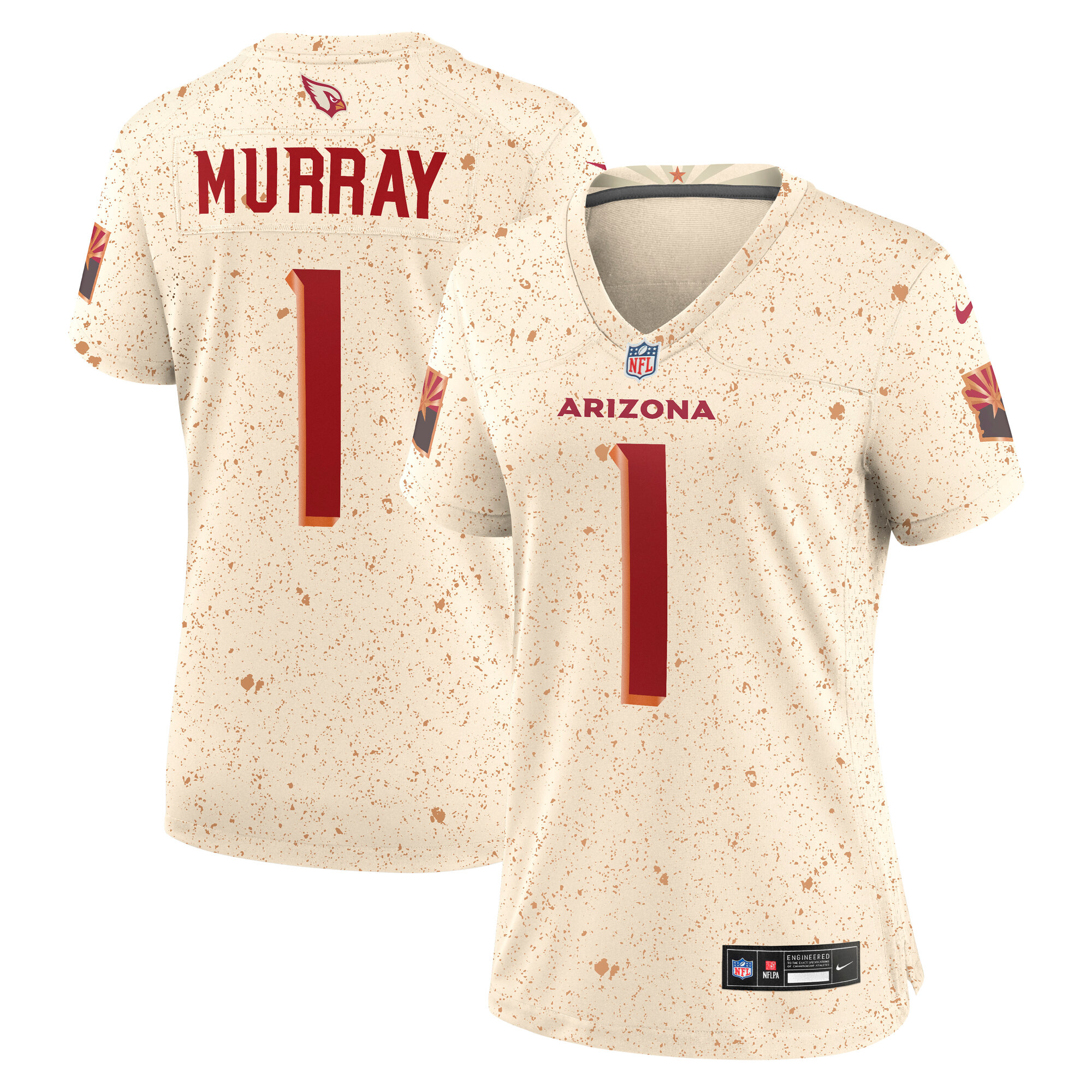 Women's Arizona Cardinals Kyler Murray Natural 2025 Rivalries Collection Game Jersey