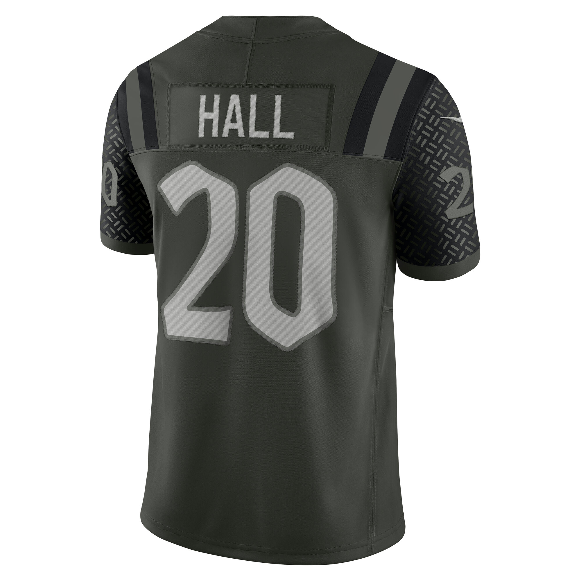 Men's New York Jets Breece Hall Gotham Green 2025 Rivalries Collection Limited Jersey
