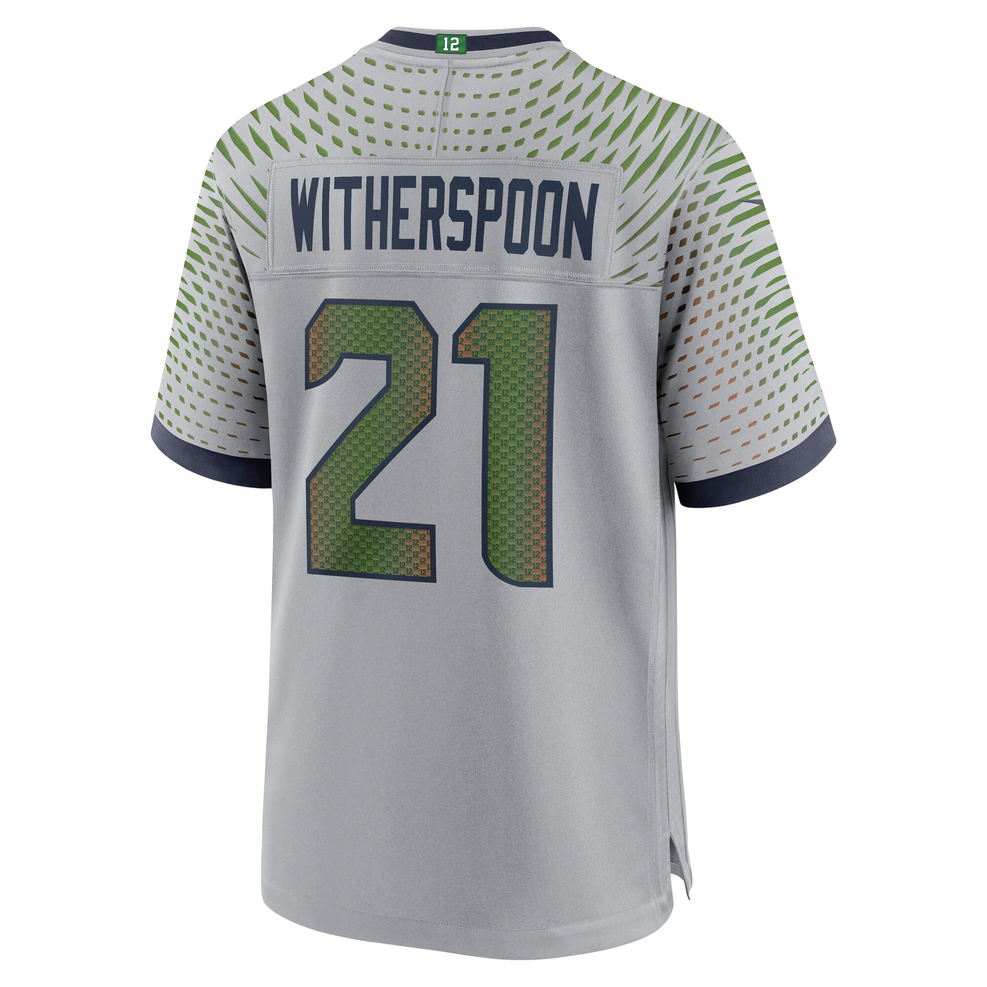Men's Seattle Seahawks Devon Witherspoon Wolf Gray 2025 Rivalries Collection Game Jersey