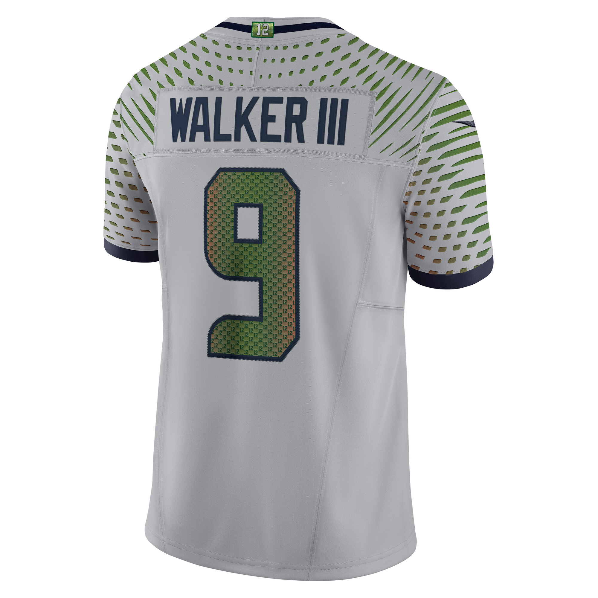 Men's Seattle Seahawks Kenneth Walker III Wolf Gray 2025 Rivalries Collection Limited Jersey