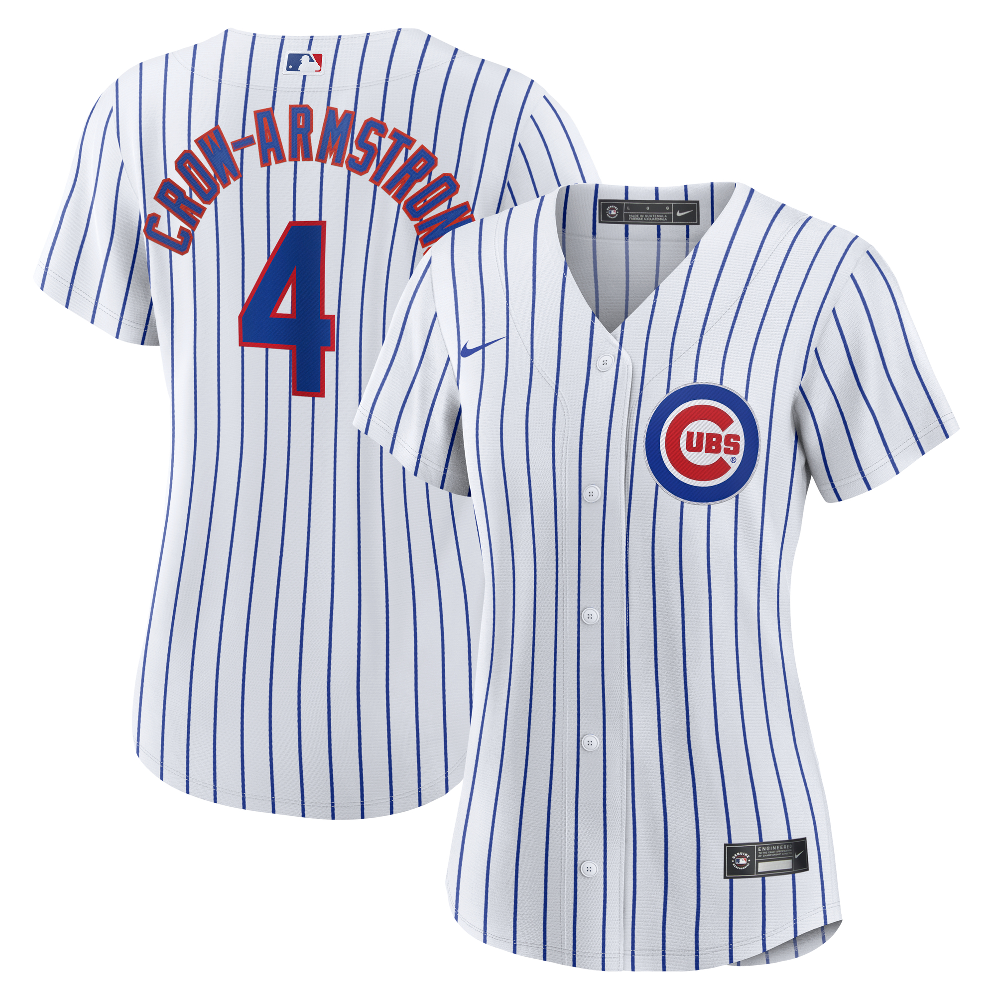 Women's Chicago Cubs Pete Crow-Armstrong White Home Replica Jersey