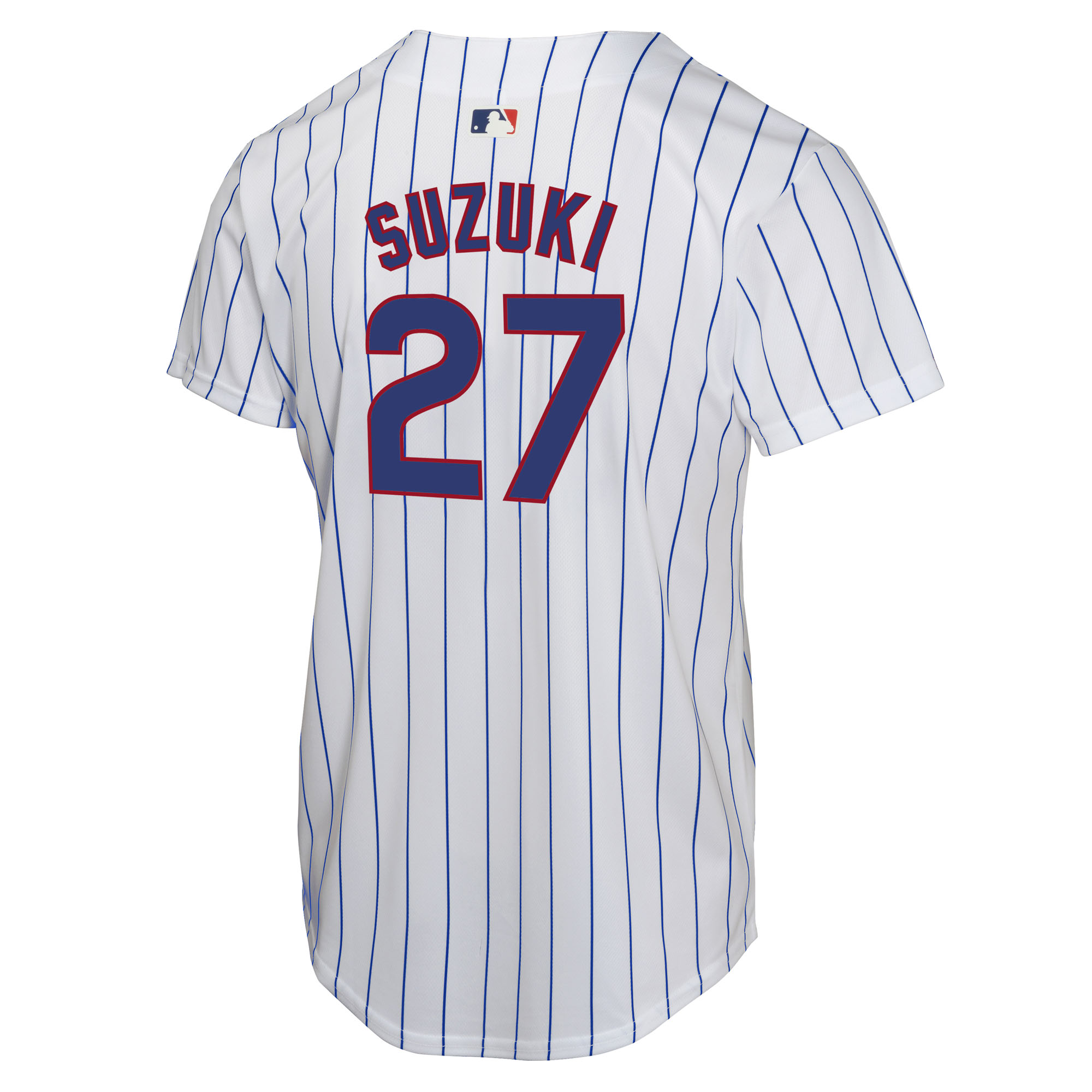 Youth Chicago Cubs Seiya Suzuki White Home Game Jersey
