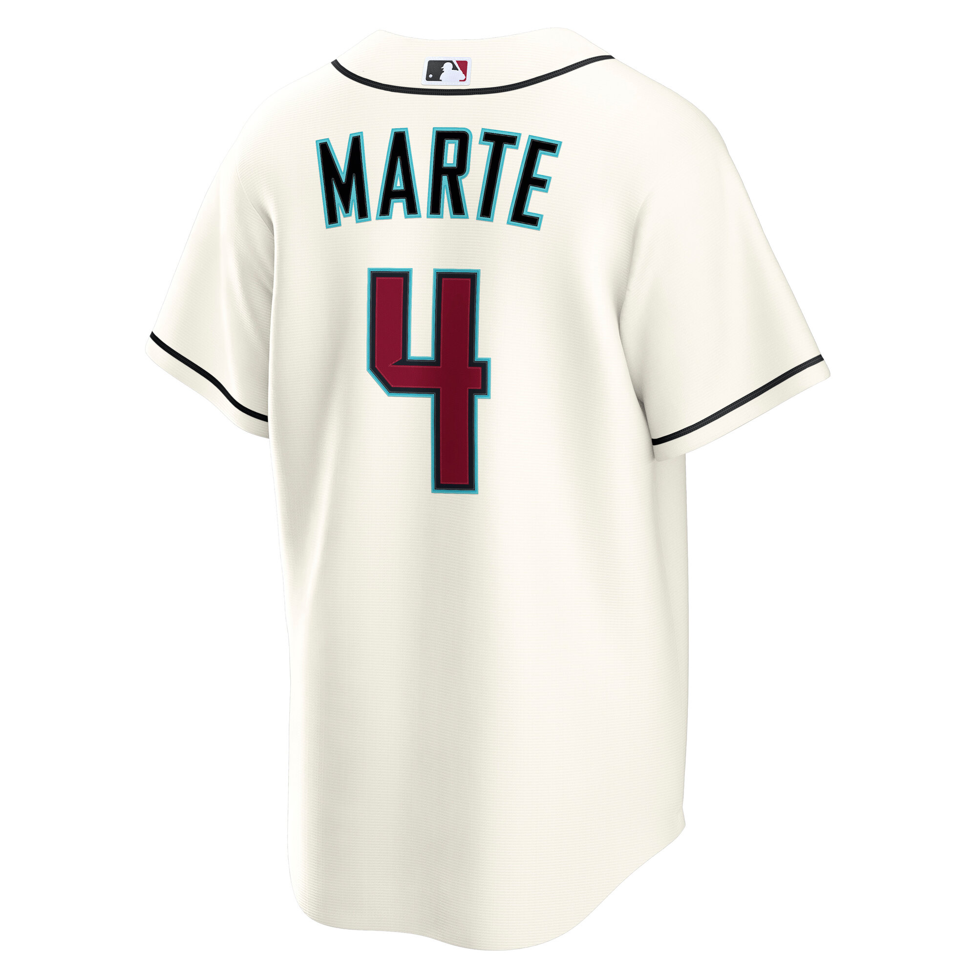Men's Arizona Diamondbacks Ketel Marte Cream Home Replica Jersey
