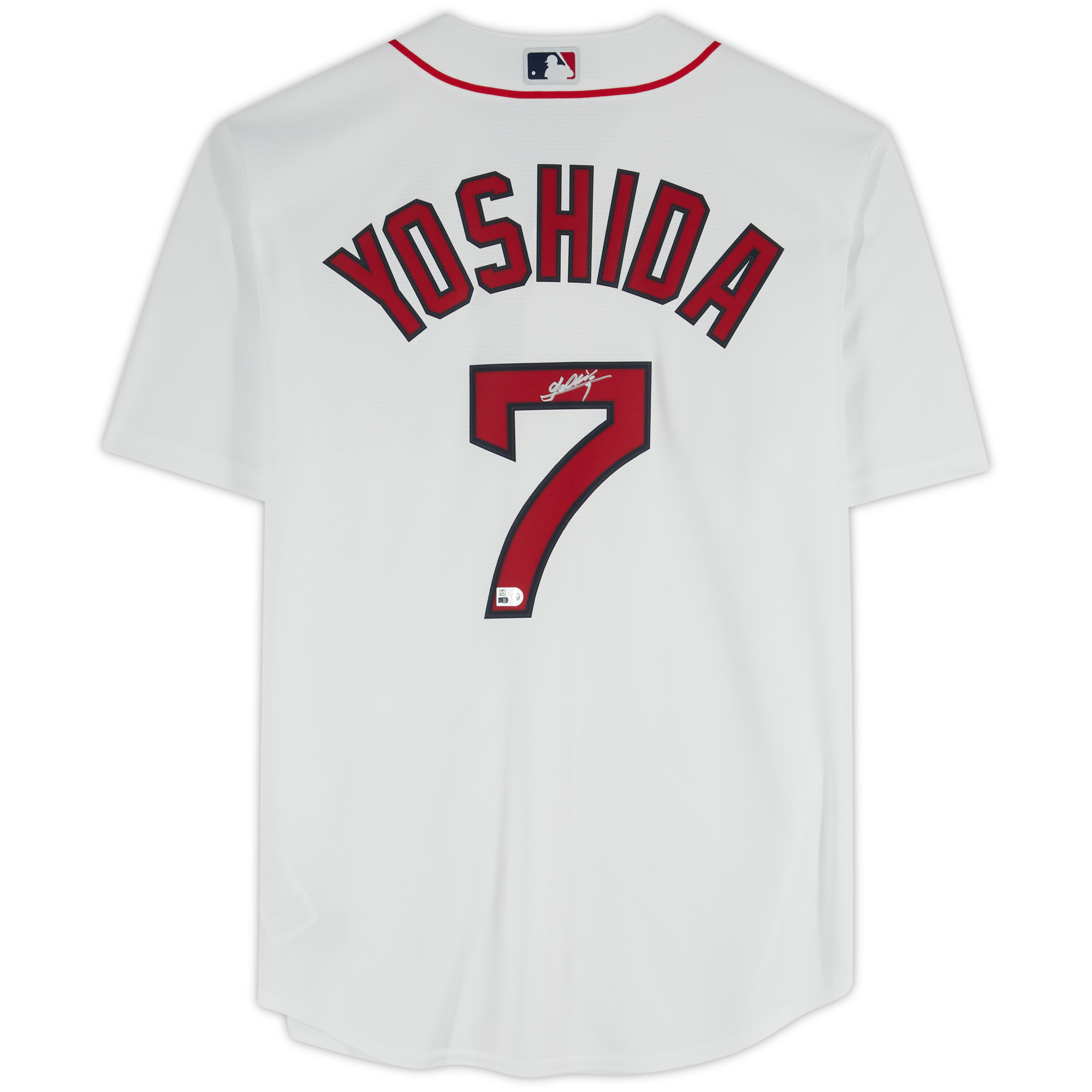 Masataka Yoshida Boston Red Sox Autographed Fanatics Authentic White Replica Jersey