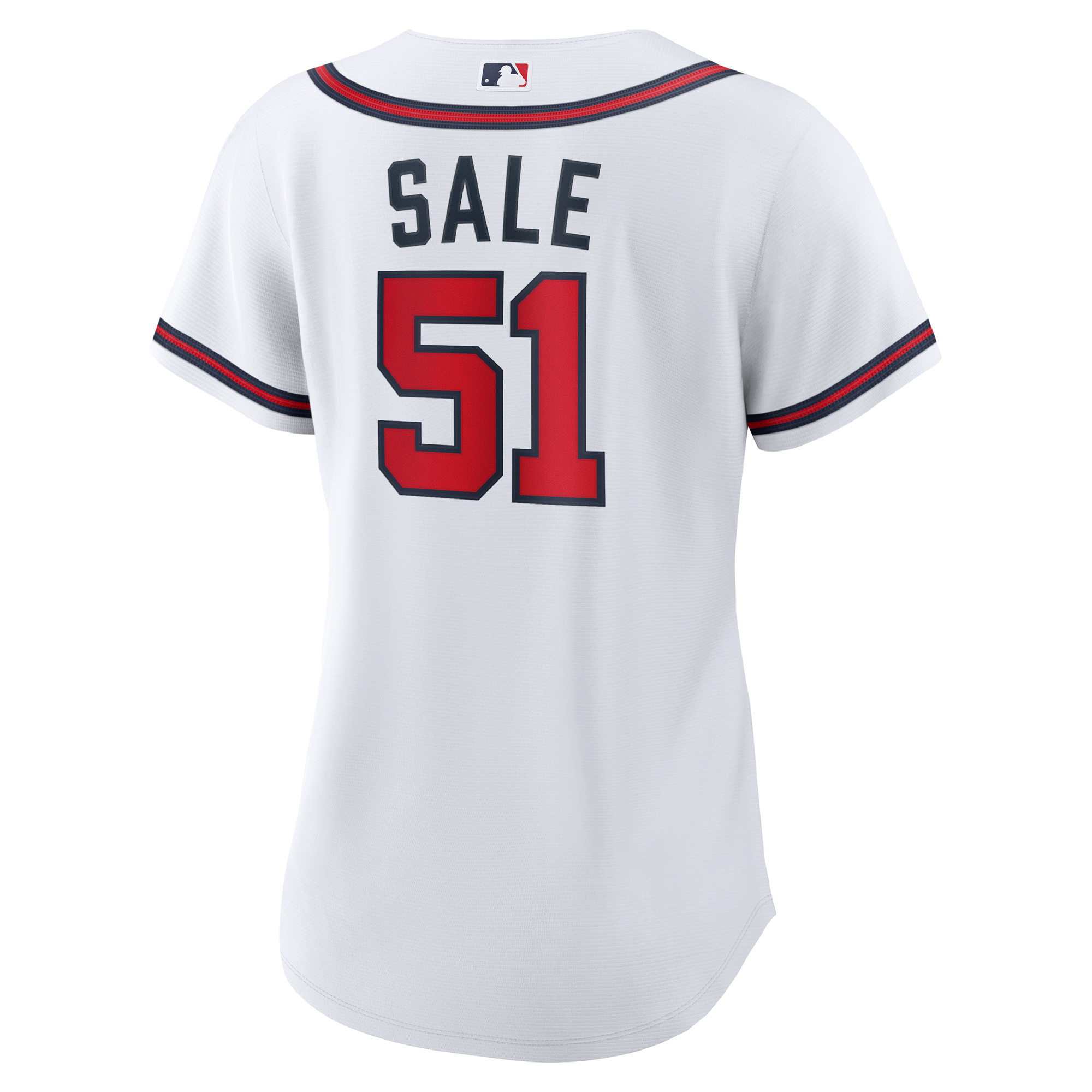Women's Atlanta Braves Chris Sale White Home Replica Jersey