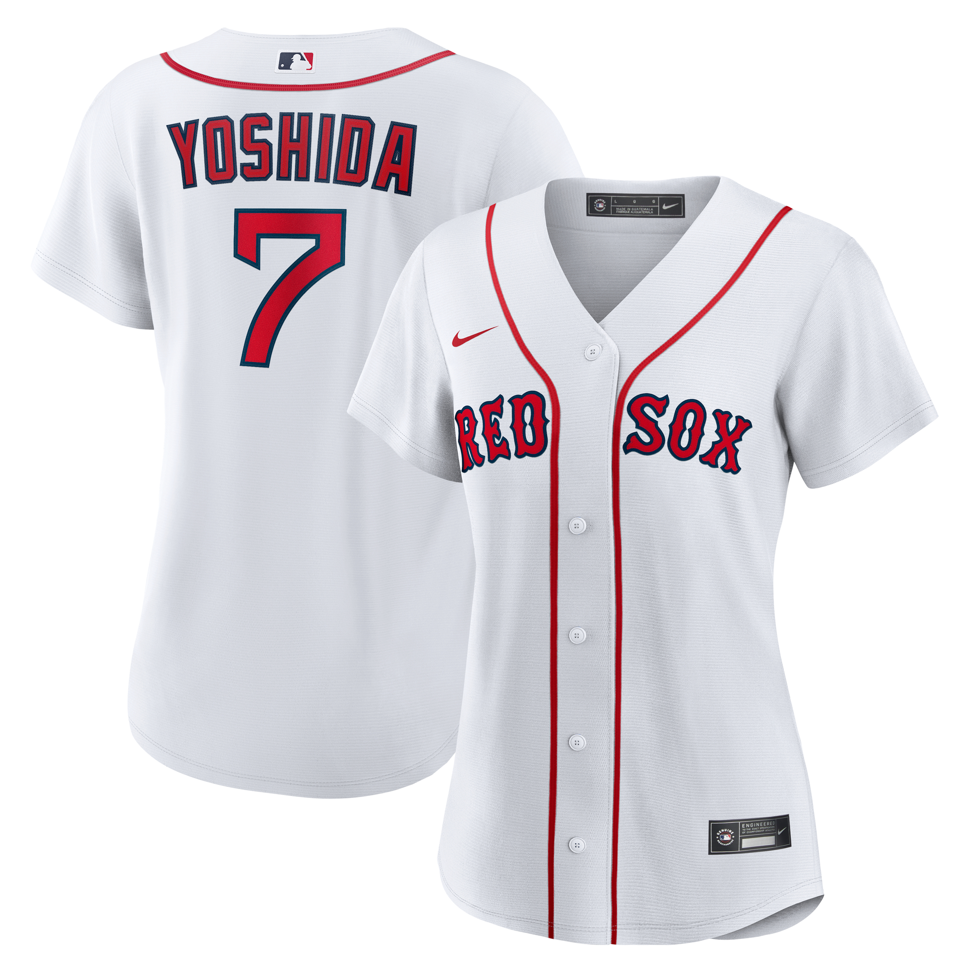 Women's Boston Red Sox Masataka Yoshida White Home Replica Jersey
